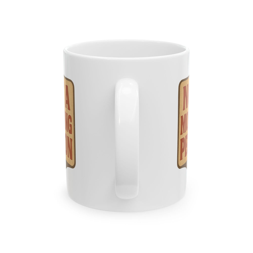 Mornings Should Start At Noon Coffee Mug | Funny Not Morning Person Gift | Ceramic Mug