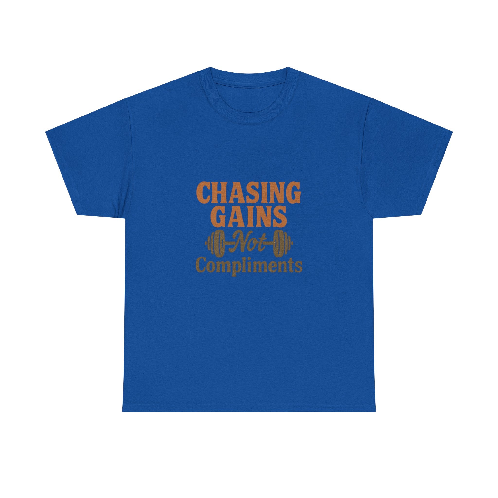 More Gains Less Drama T-Shirt | Funny Fitness Gift | Graphic Tee