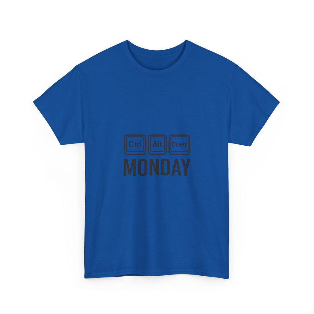 Ctrl Alt Delete Monday Programmer T-Shirt | Programmer Gift | Graphic Tee