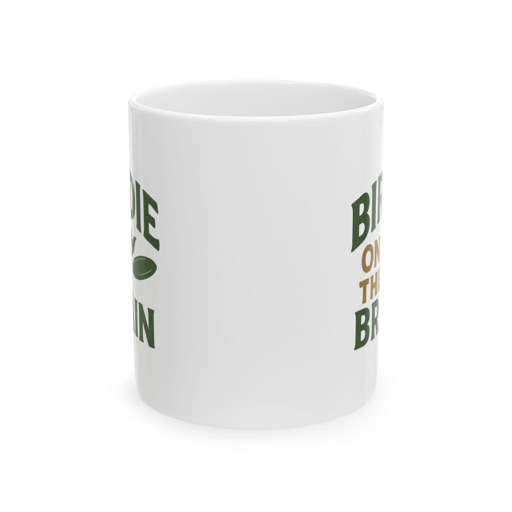 Disc Golfer Birdie On The Brain Coffee In Hand Coffee Mug | Coffee Lover Gift | Ceramic Mug