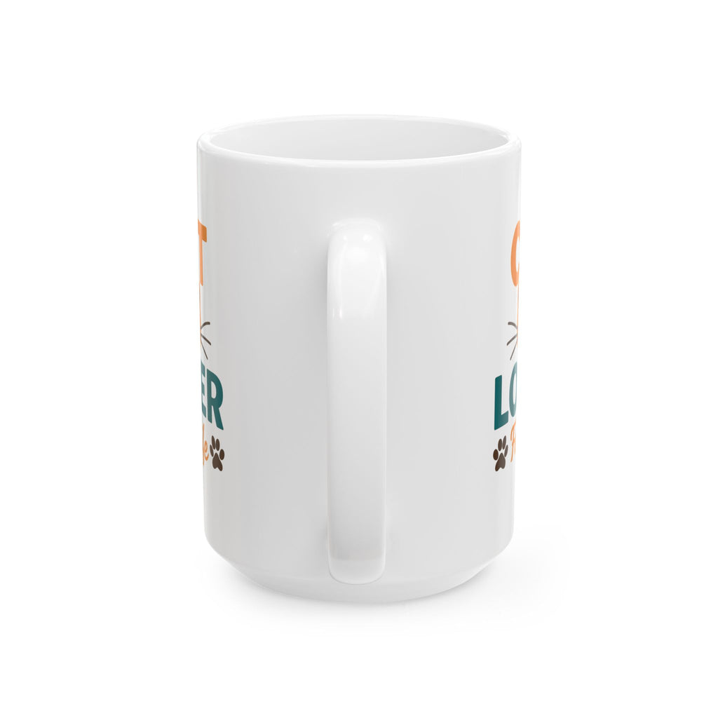 Cats Are My Happy Place Coffee Mug | Cat Lover Gift | Ceramic Mug