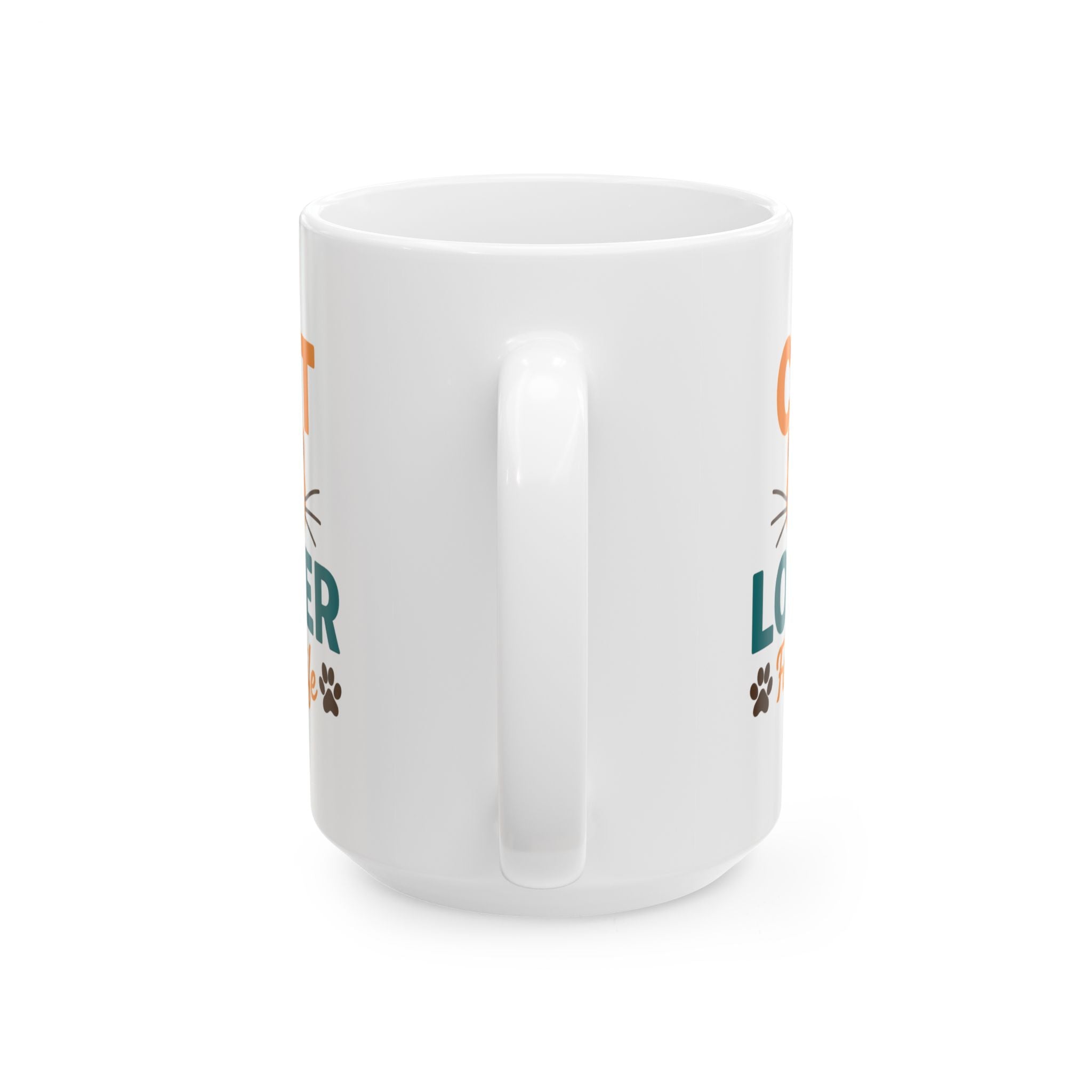 Cats Are My Happy Place Coffee Mug | Cat Lover Gift | Ceramic Mug