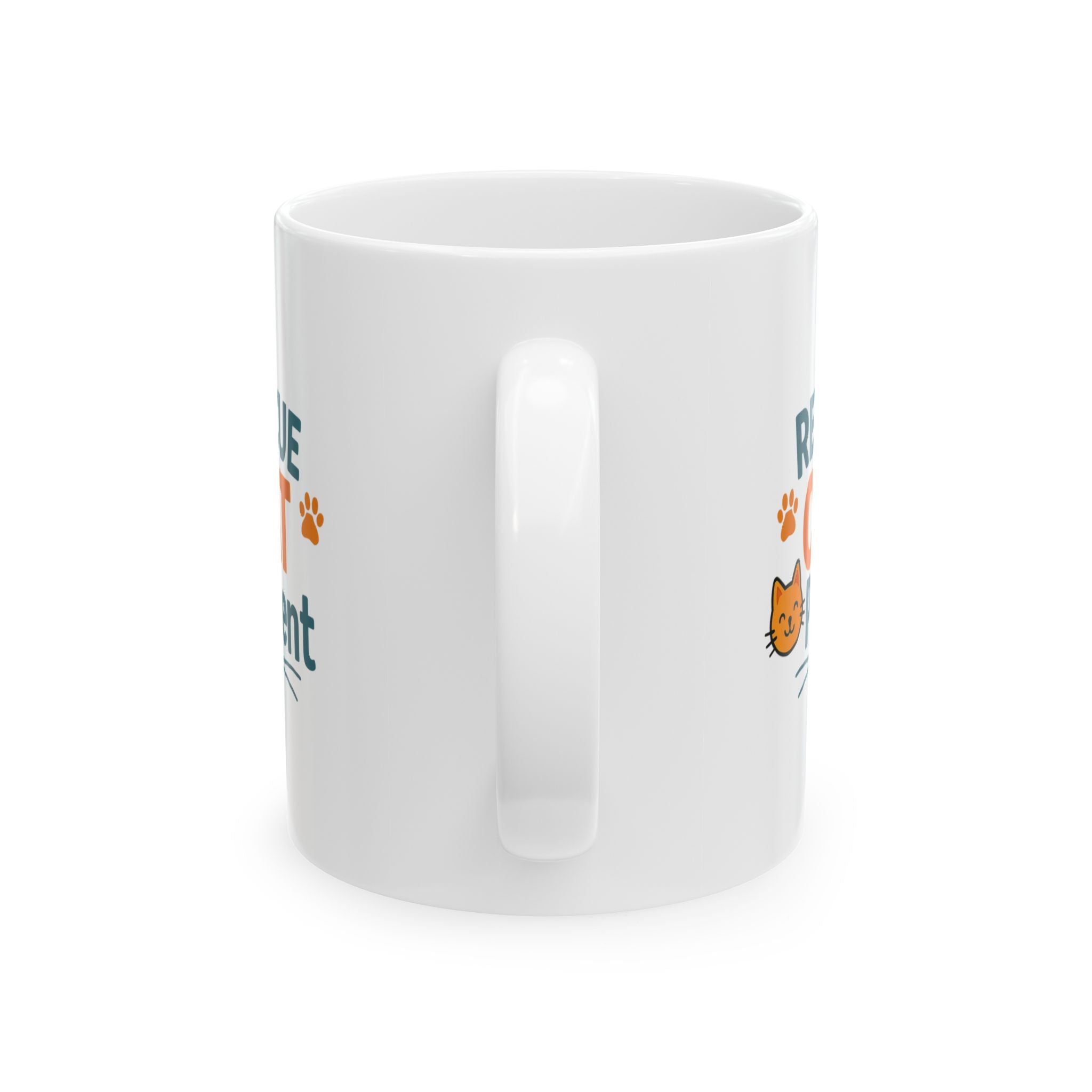 Rescue Cats Have The Best Personalities Coffee Mug | Cat Adoption Gift | Ceramic Mug