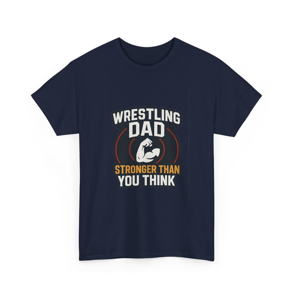 Wrestling Dad Stronger Than You Think T-Shirt | Gift for Dad | Graphic Tee