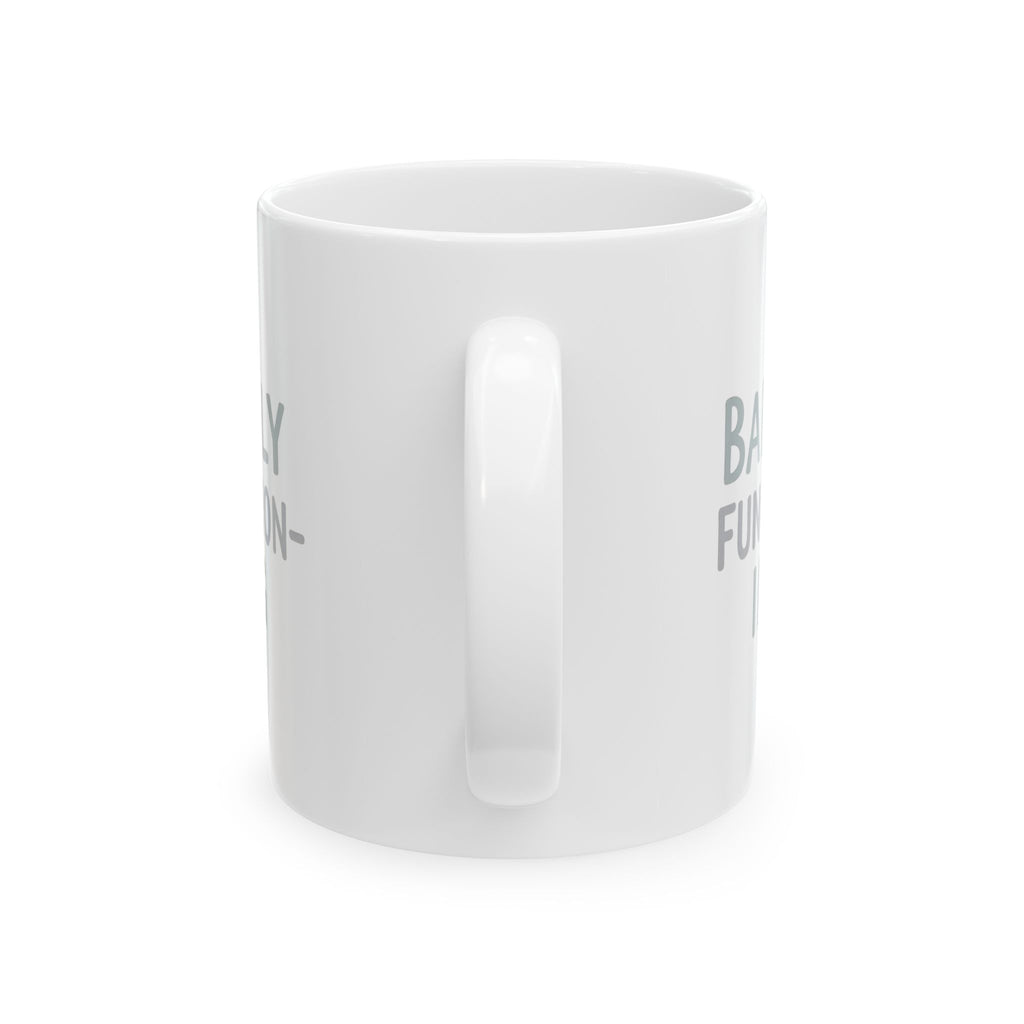 System Status Barely Online Send Coffee Coffee Mug | Funny Gift | Ceramic Mug