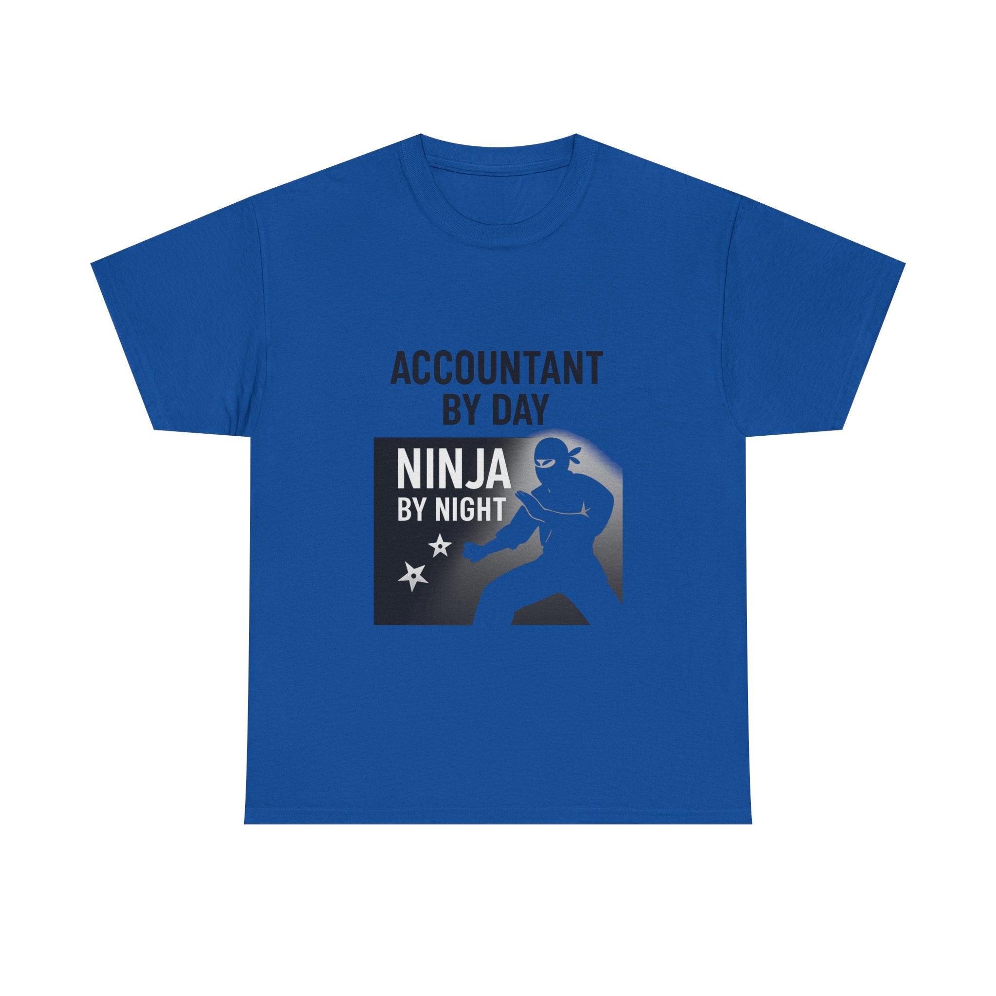 Accountant By Day Ninja By Night Profession T-Shirt | Accountant Gift | Graphic Tee