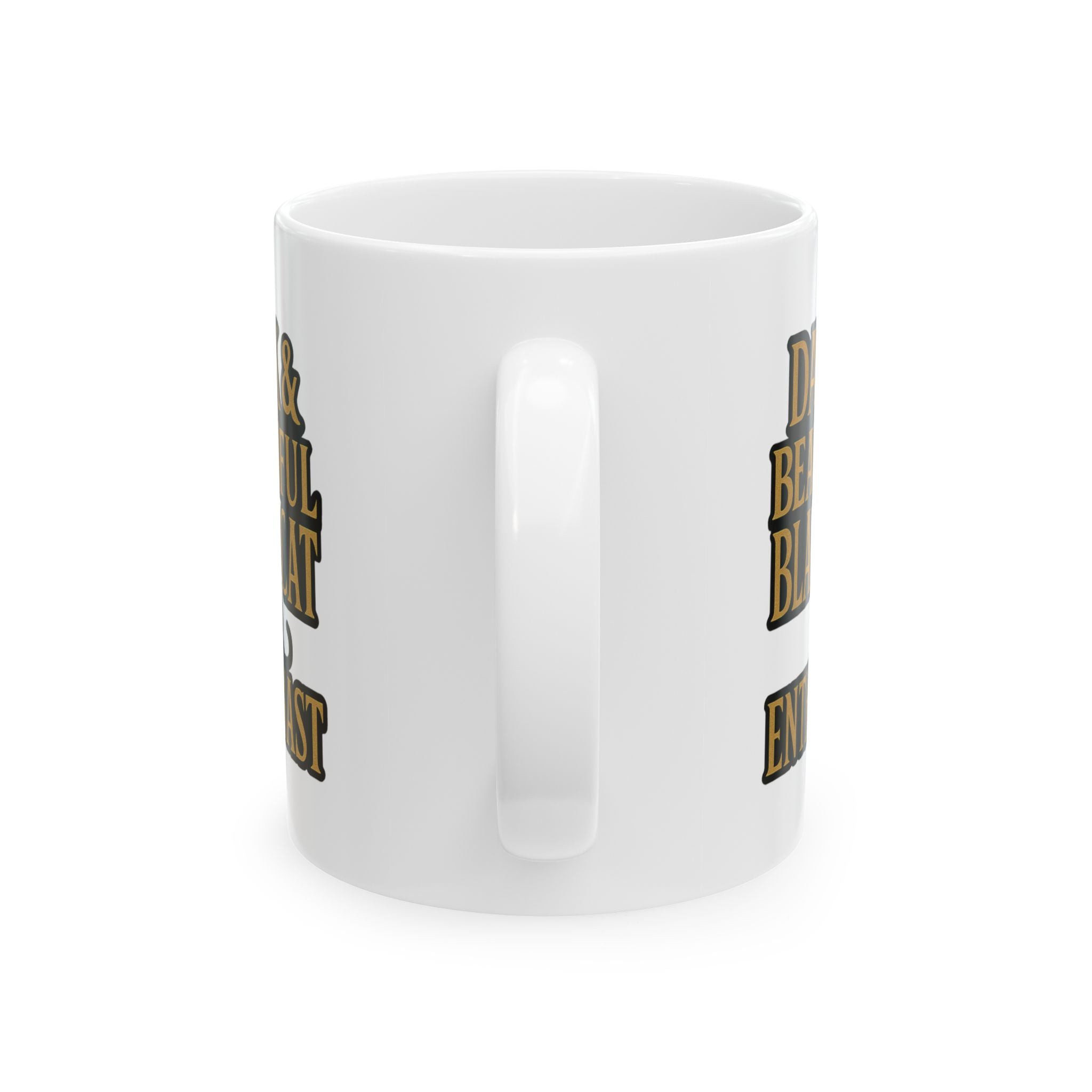 Black Cat Enthusiast Dark And Beautiful Coffee Mug | Cat Lover Gift | Ceramic Mug