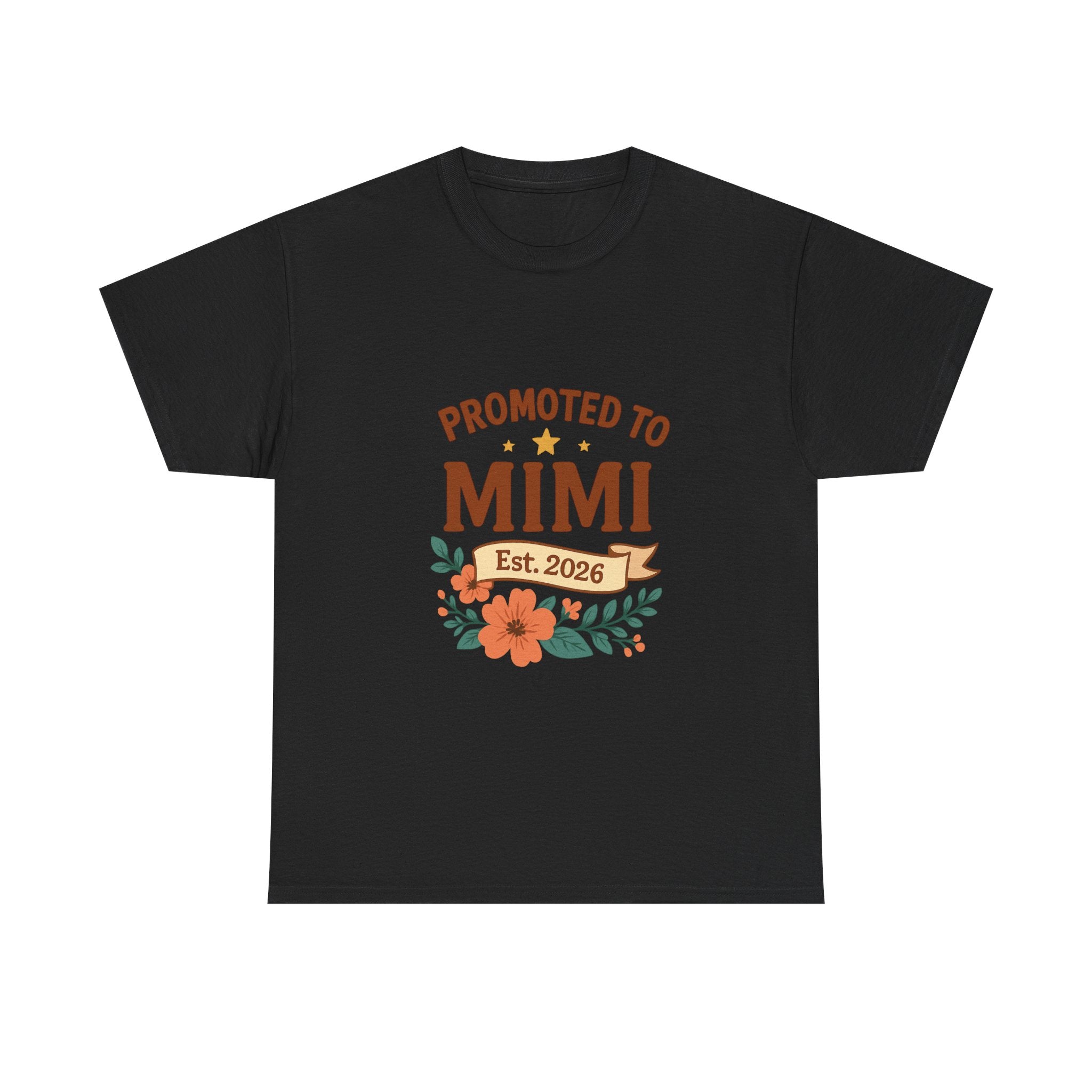Promoted To Mimi Est 2026 Grandmother T-Shirt | Unique Gift | Graphic Tee