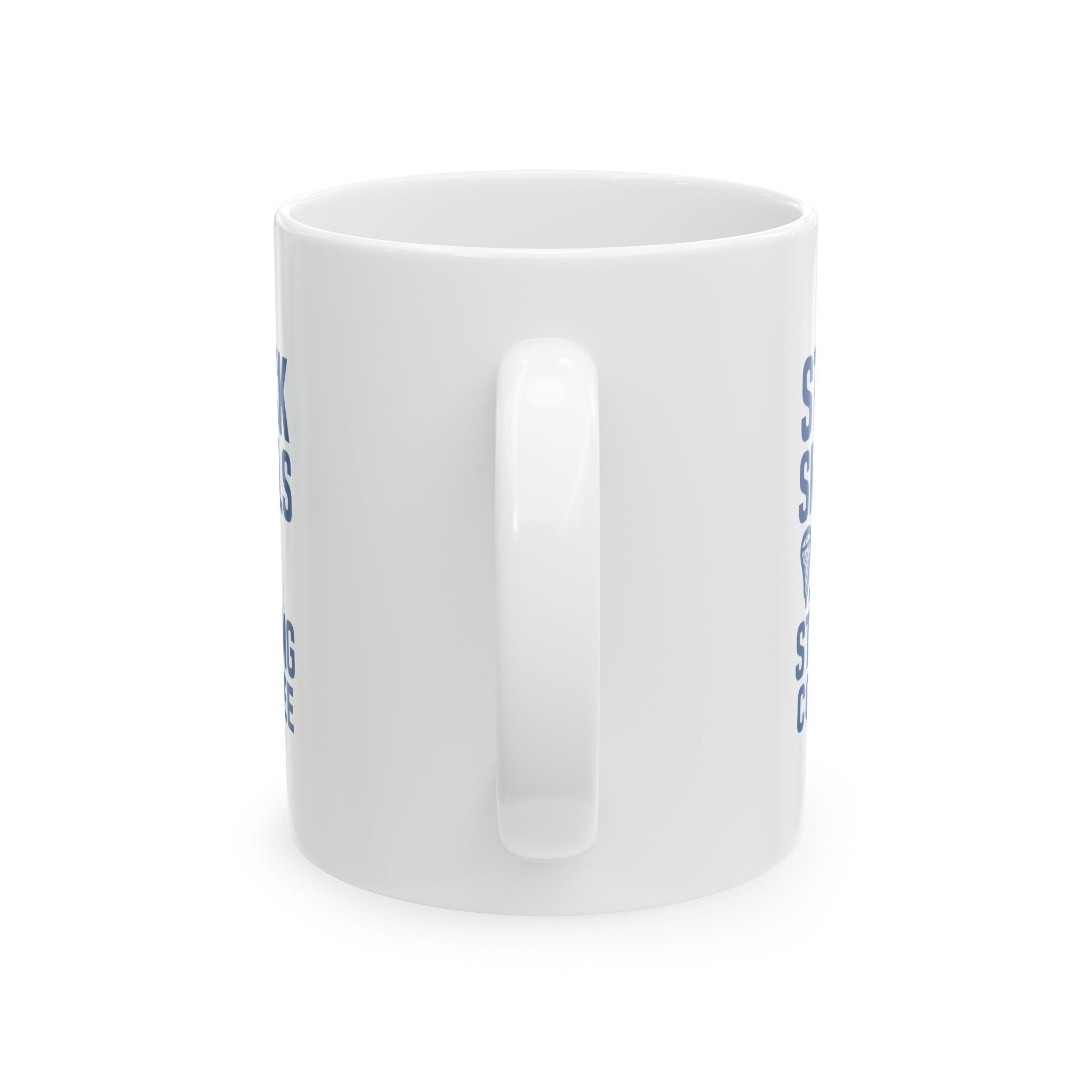 Lacrosse Dad Stick Skills And Strong Coffee Coffee Mug | Gift for Dad | Ceramic Mug