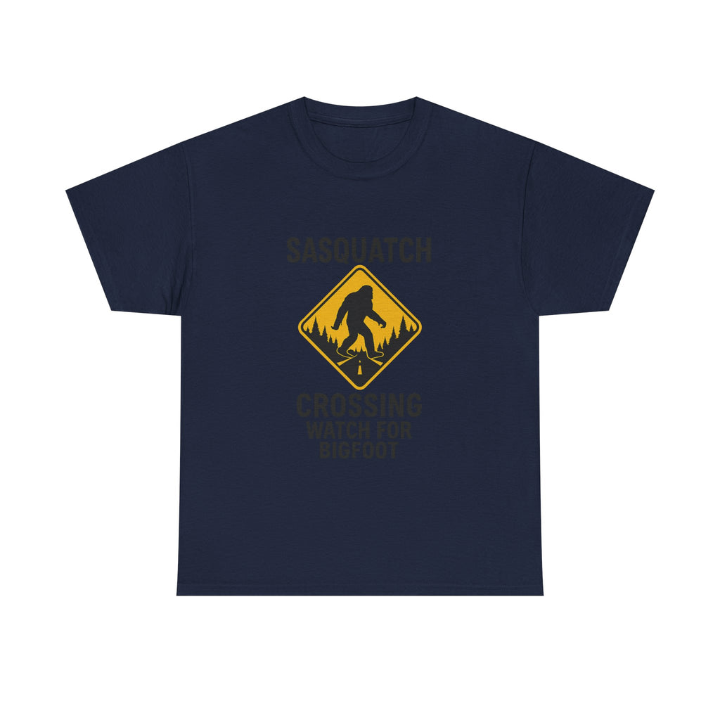 Sasquatch Crossing Watch For Bigfoot T-Shirt | Unique Gift | Graphic Tee