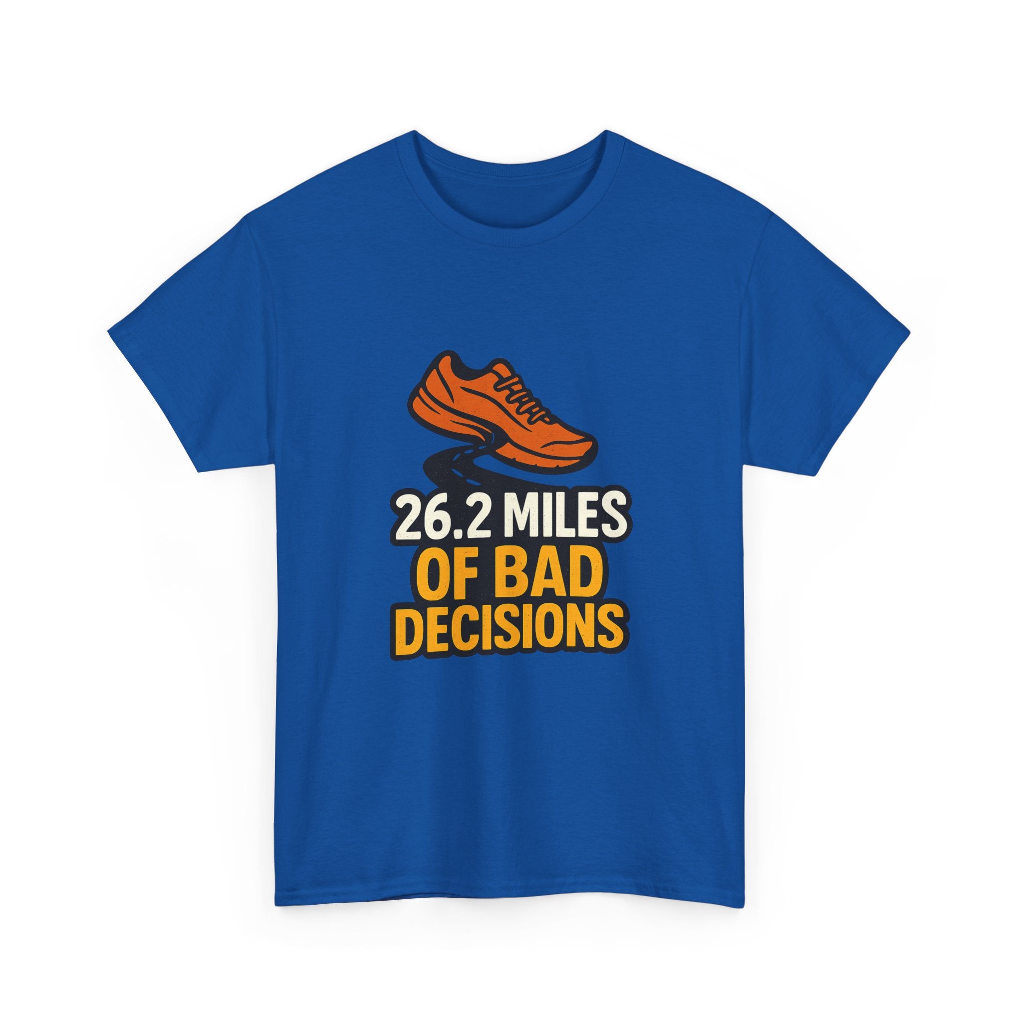 Marathon Runner 26.2 Miles Of Bad Decisions T-Shirt | Unique Gift | Graphic Tee