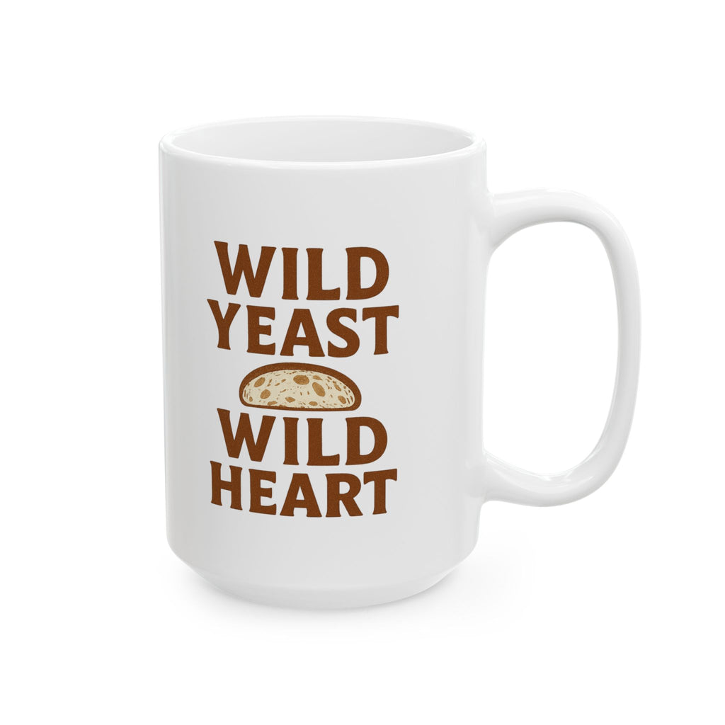 Sourdough Baker Wild Yeast Wild Heart Coffee Mug | Baker Gift | Ceramic Mug