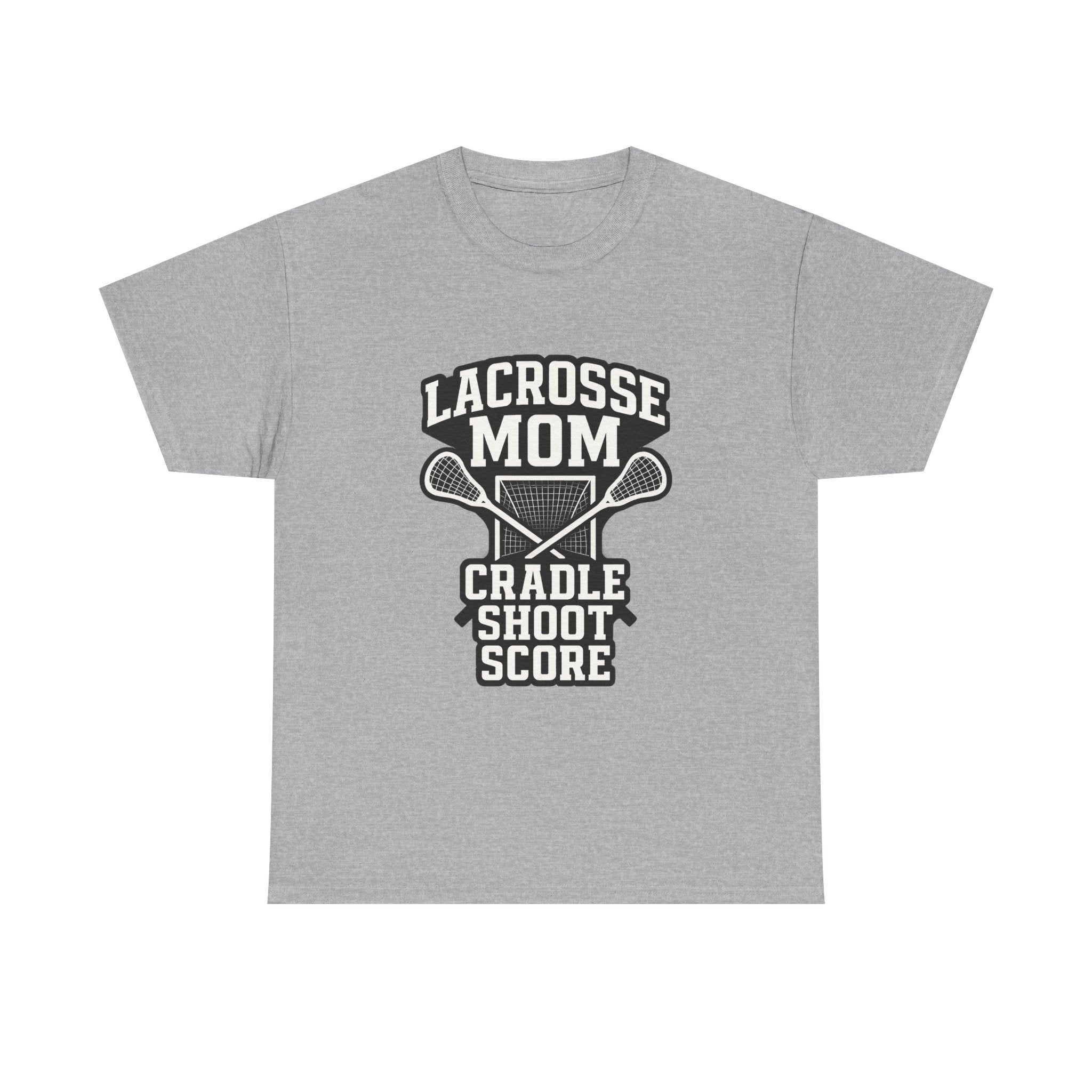 Lacrosse Mom Cradle Shoot Score T-Shirt | Gift for Mom | Graphic Tee