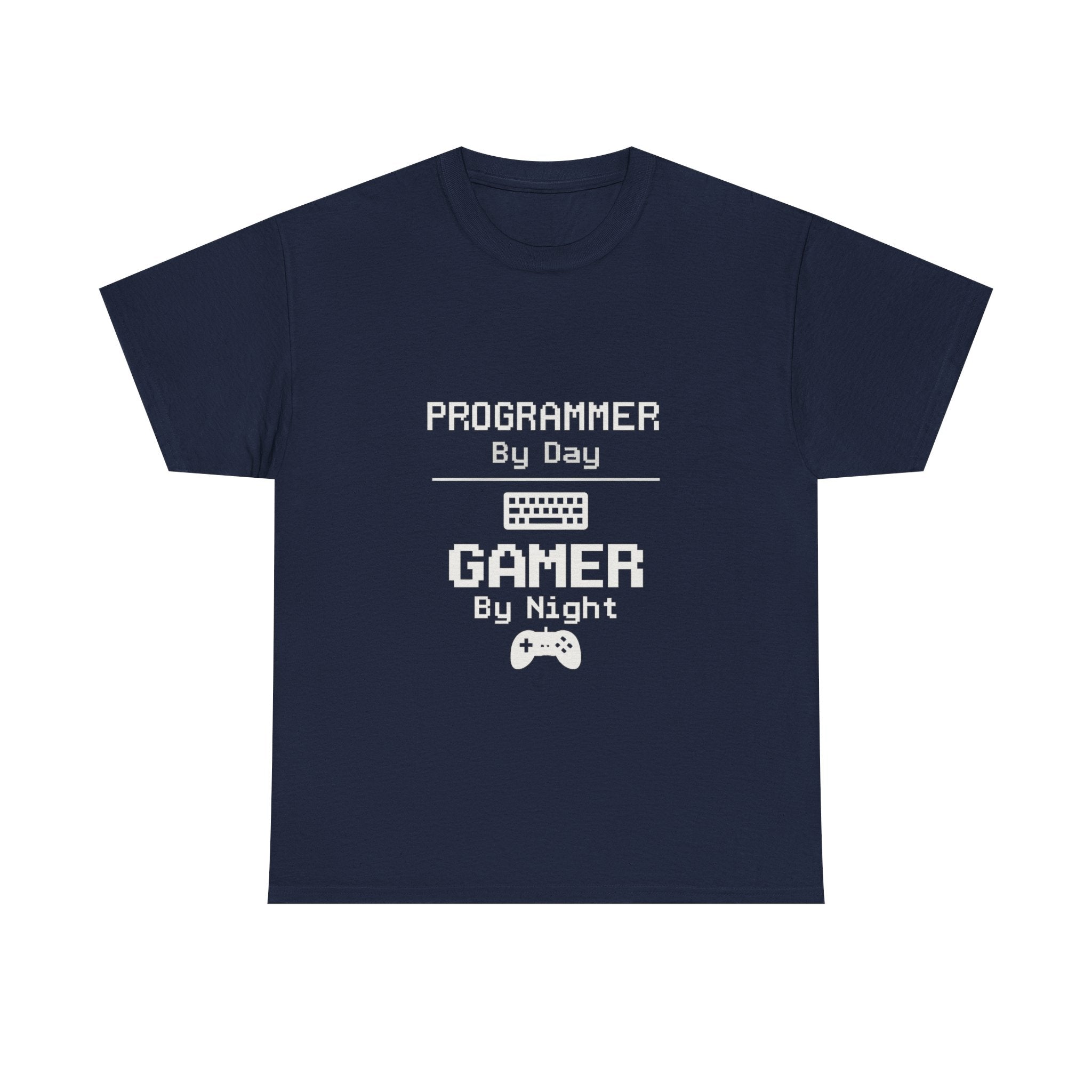 Programmer By Day Gamer By Night T-Shirt | Programmer Gift | Graphic Tee