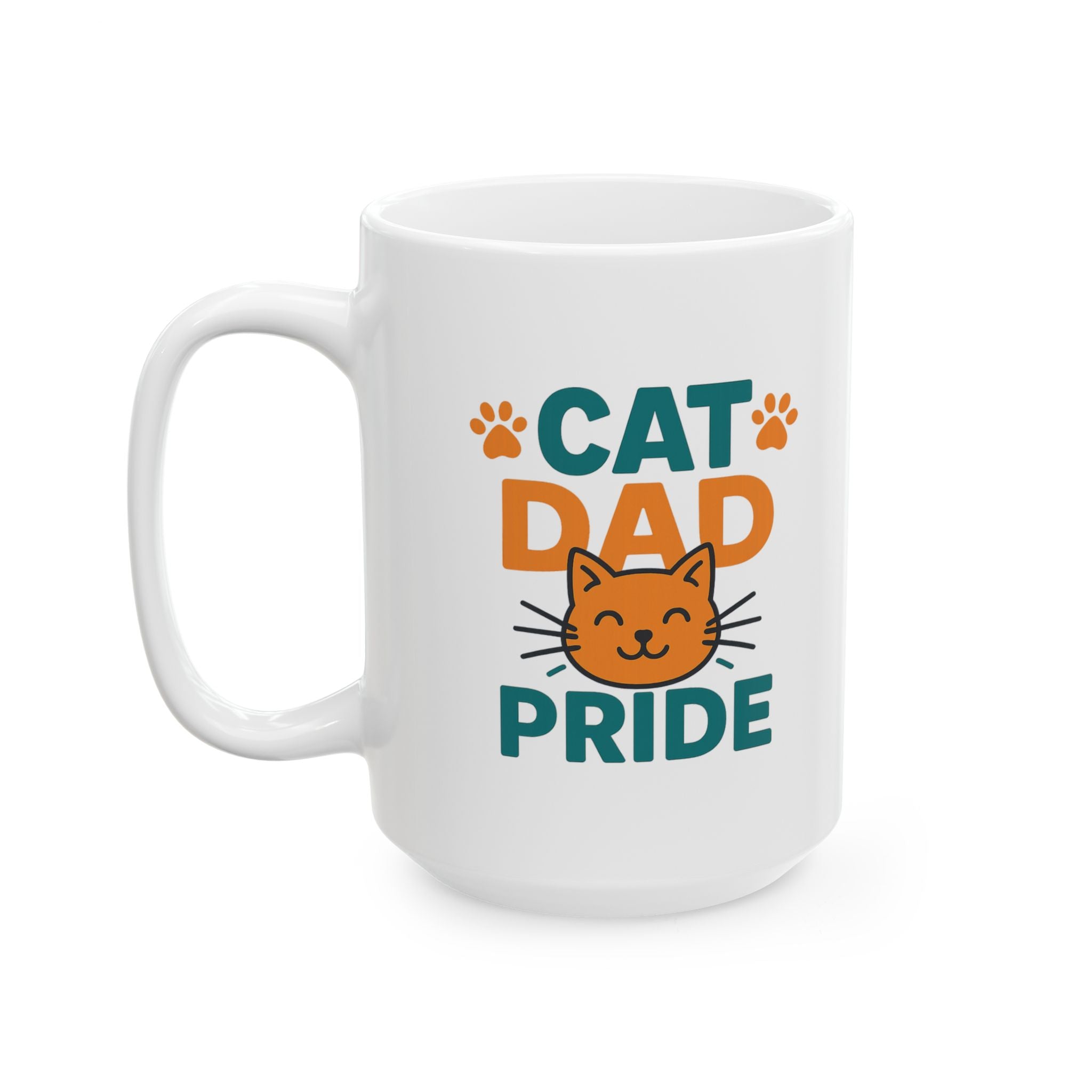 Real Men Love Cats Coffee Mug | Cat Dad Gift | Ceramic Mug