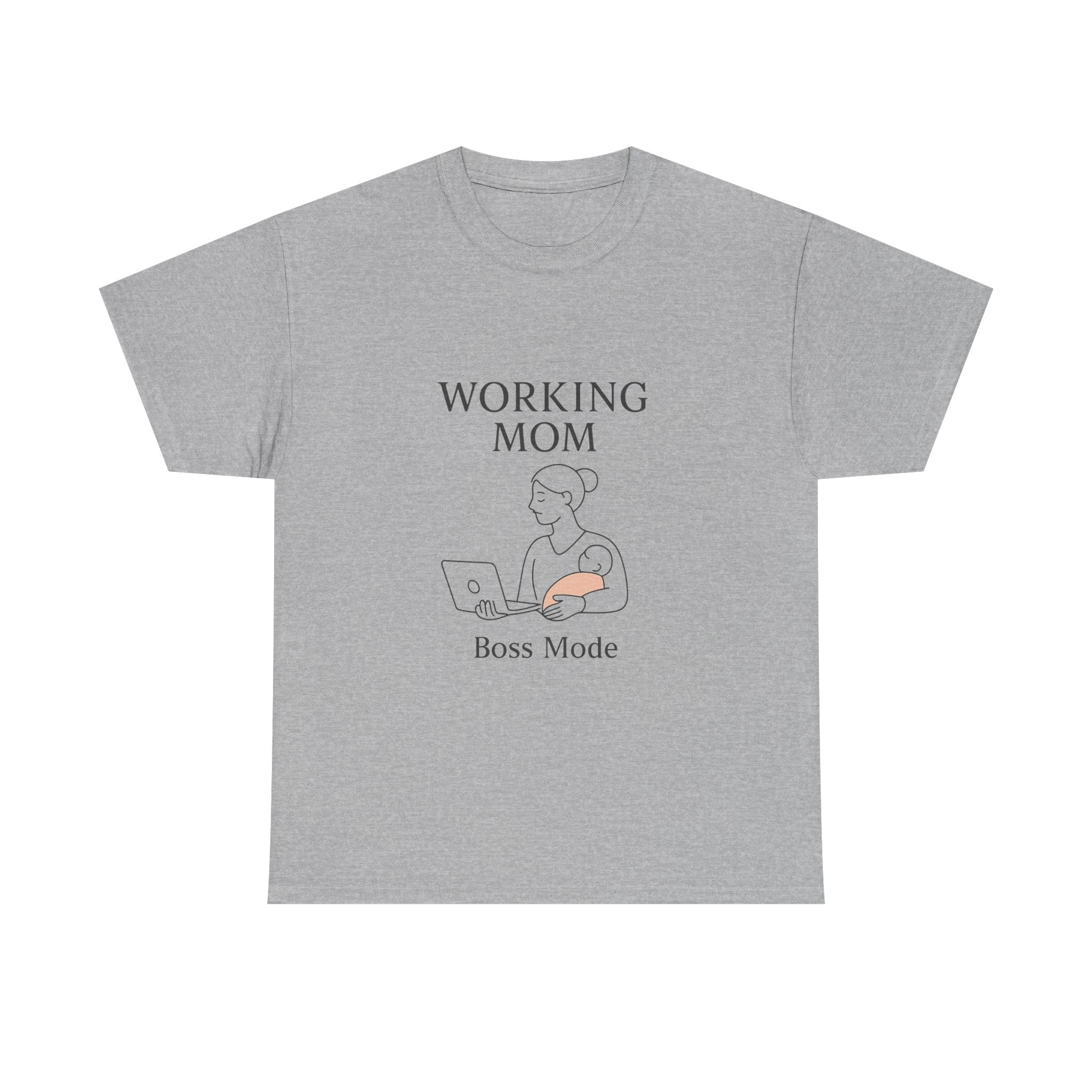 Working Mom Boss Mode On T-Shirt | Funny Mom Humor | Graphic Tee