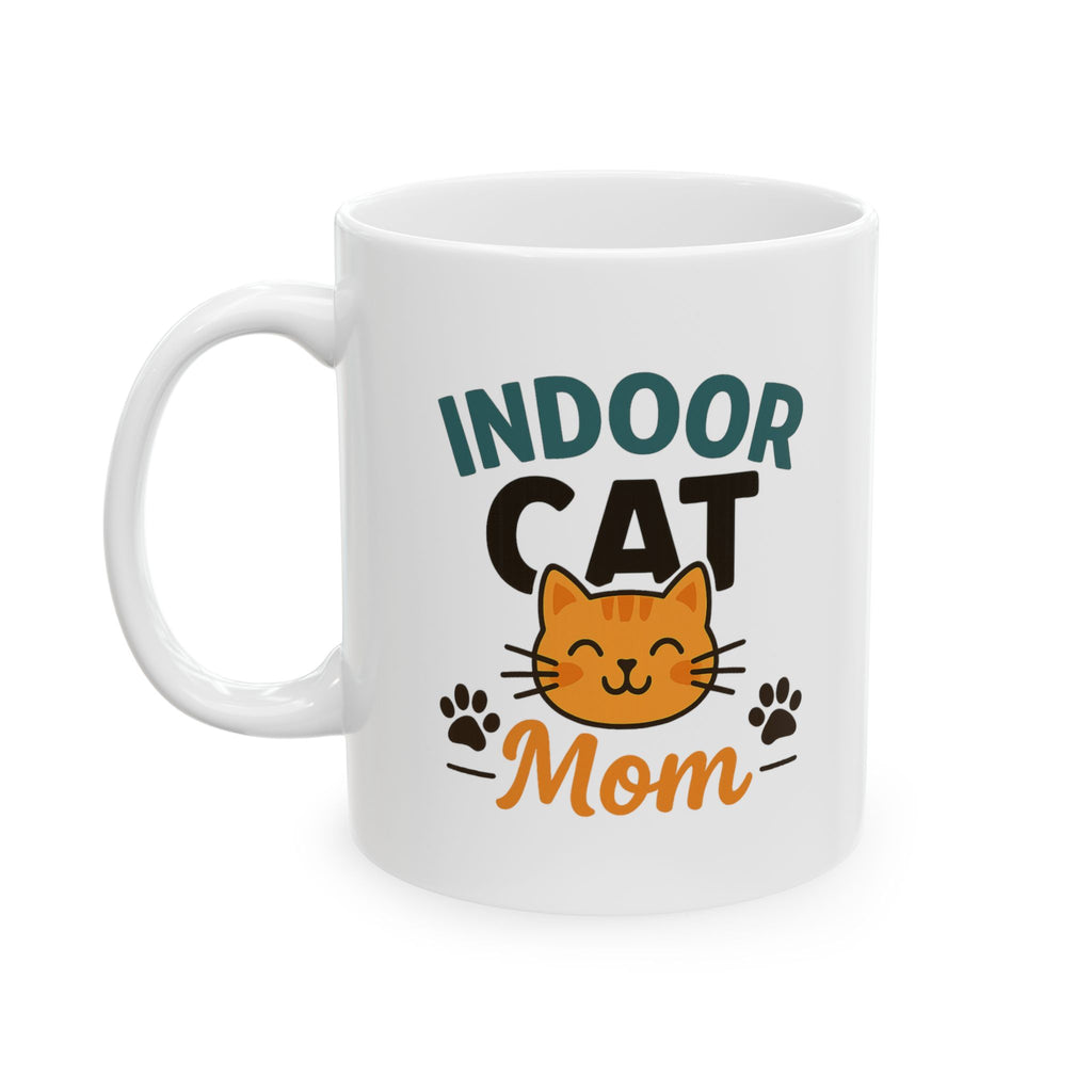 Couch Cat Enthusiast Coffee Mug | Funny Indoor Cat Lover | Ceramic Mug
