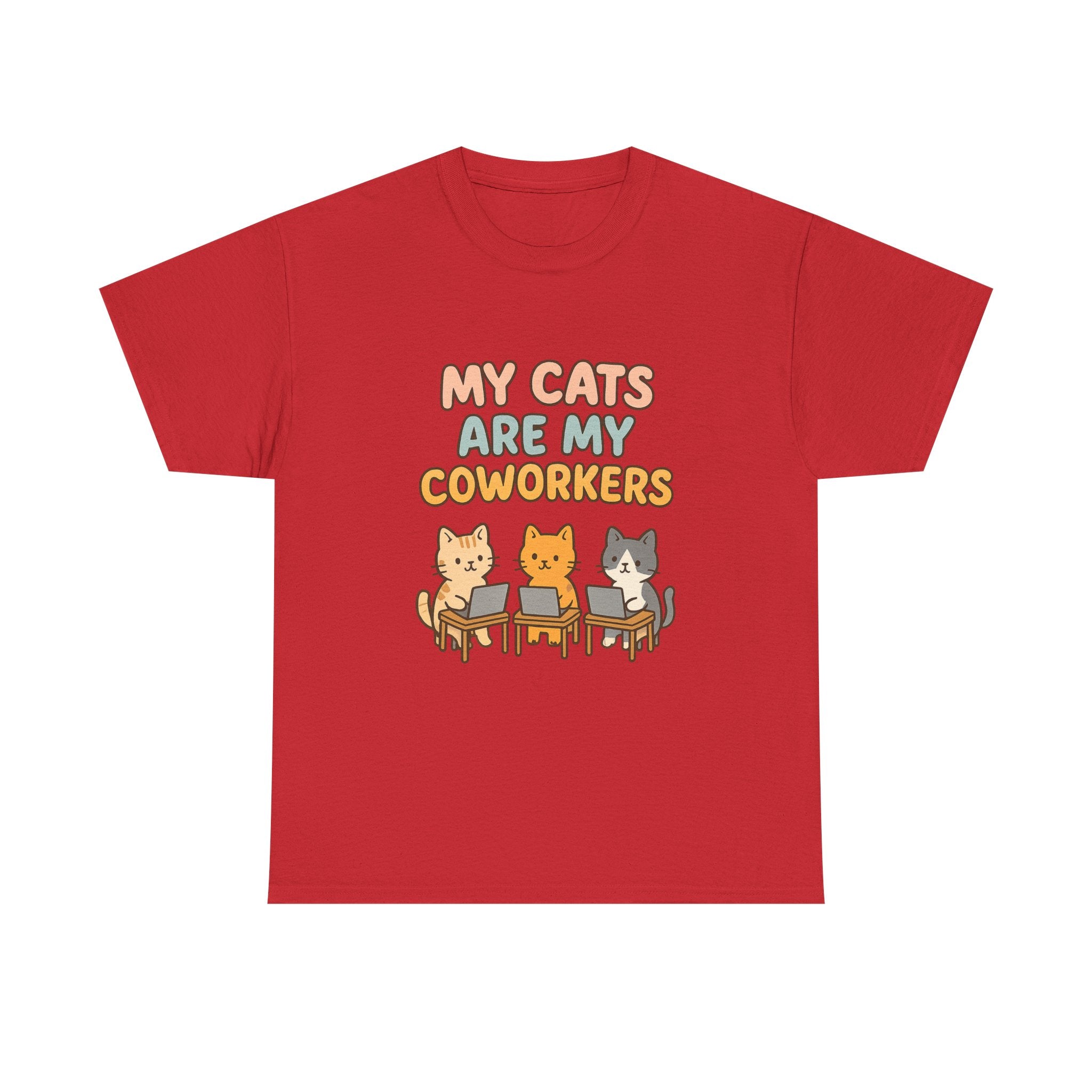 My Cats Are My Coworkers T-Shirt | Cat Lover Gift | Graphic Tee