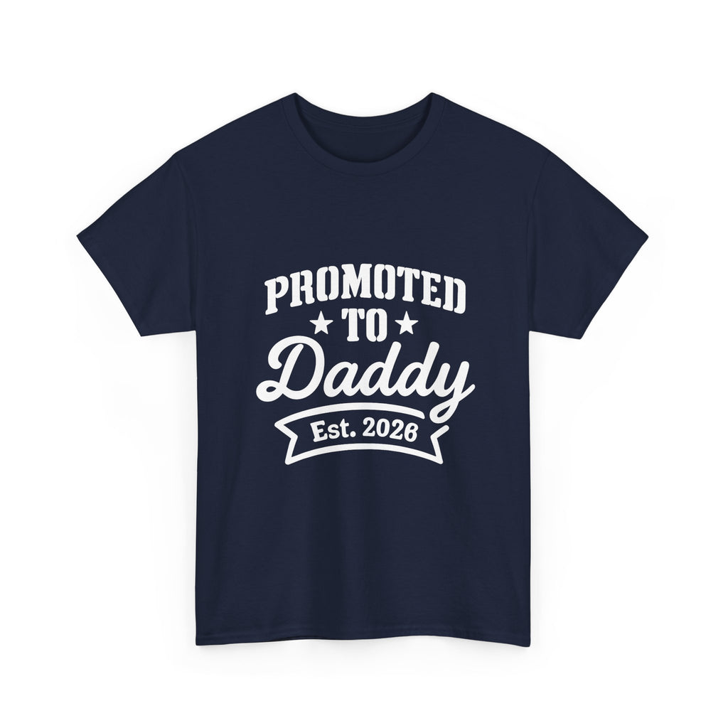Promoted To Daddy New Dad T-Shirt | Gift for Dad | Graphic Tee