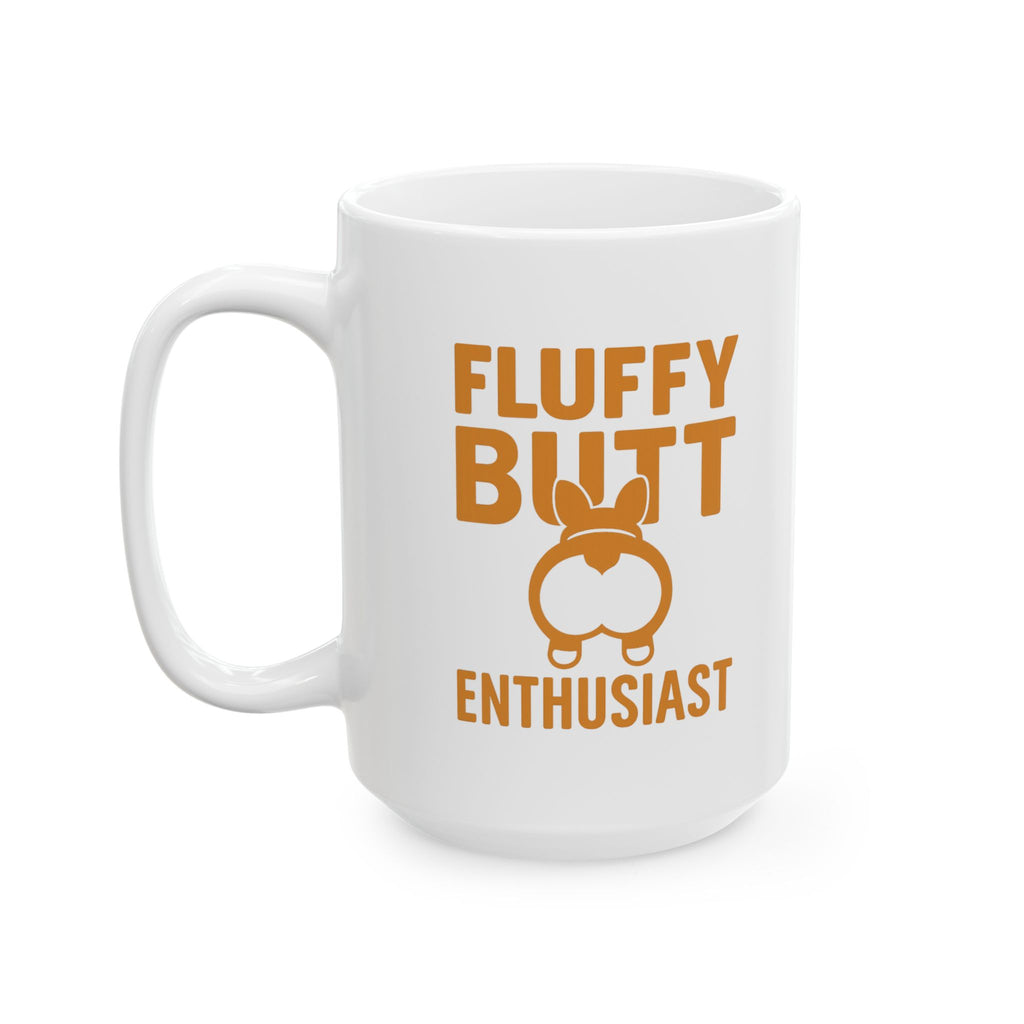 Corgi Mom Fluffy Butt Enthusiast Coffee Mug | Gift for Mom | Ceramic Mug