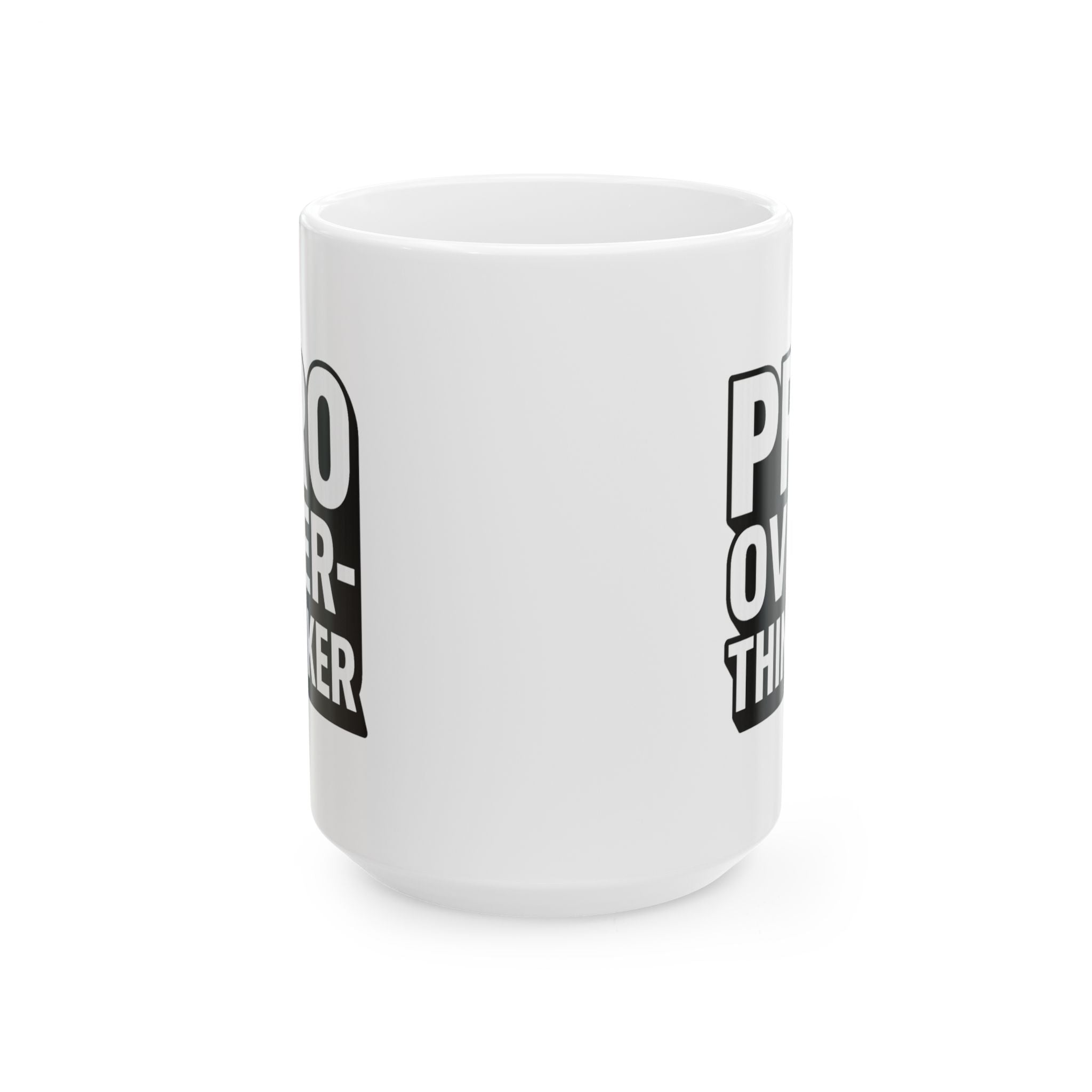 I Overthink Therefore I Am Caffeinated Coffee Mug | Funny Gift | Ceramic Mug