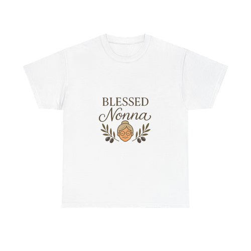 Blessed Nonna Italian Grandmother T-Shirt | Unique Gift | Graphic Tee