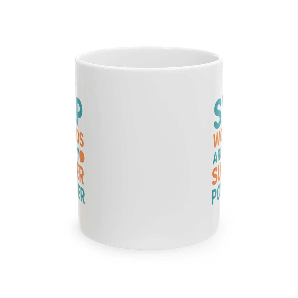Speech Language Pathologist Words Are My Superpower Coffee Mug | Unique Gift | Ceramic Mug