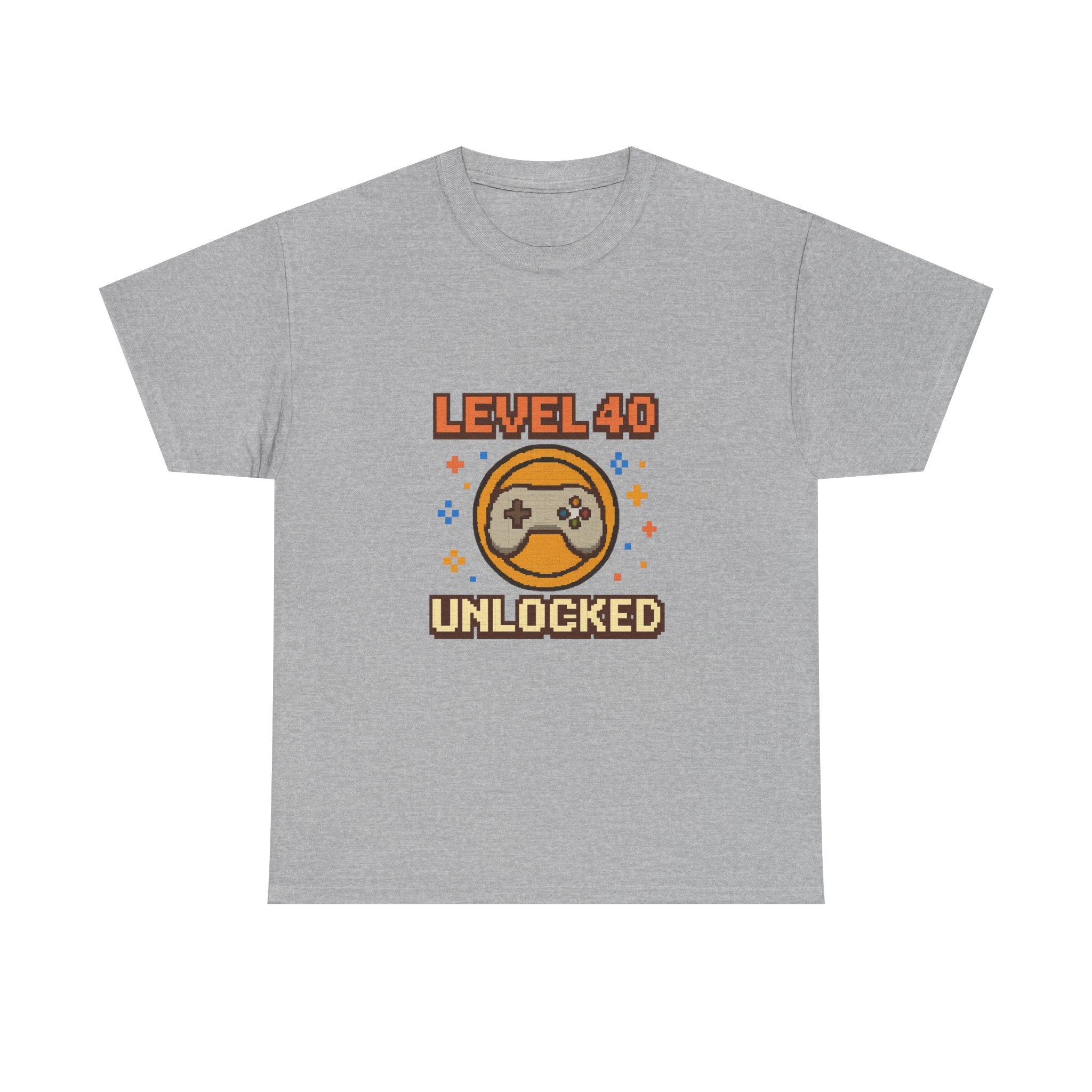 Level 40 Unlocked Birthday Gaming T-Shirt | Gamer Gift | Graphic Tee
