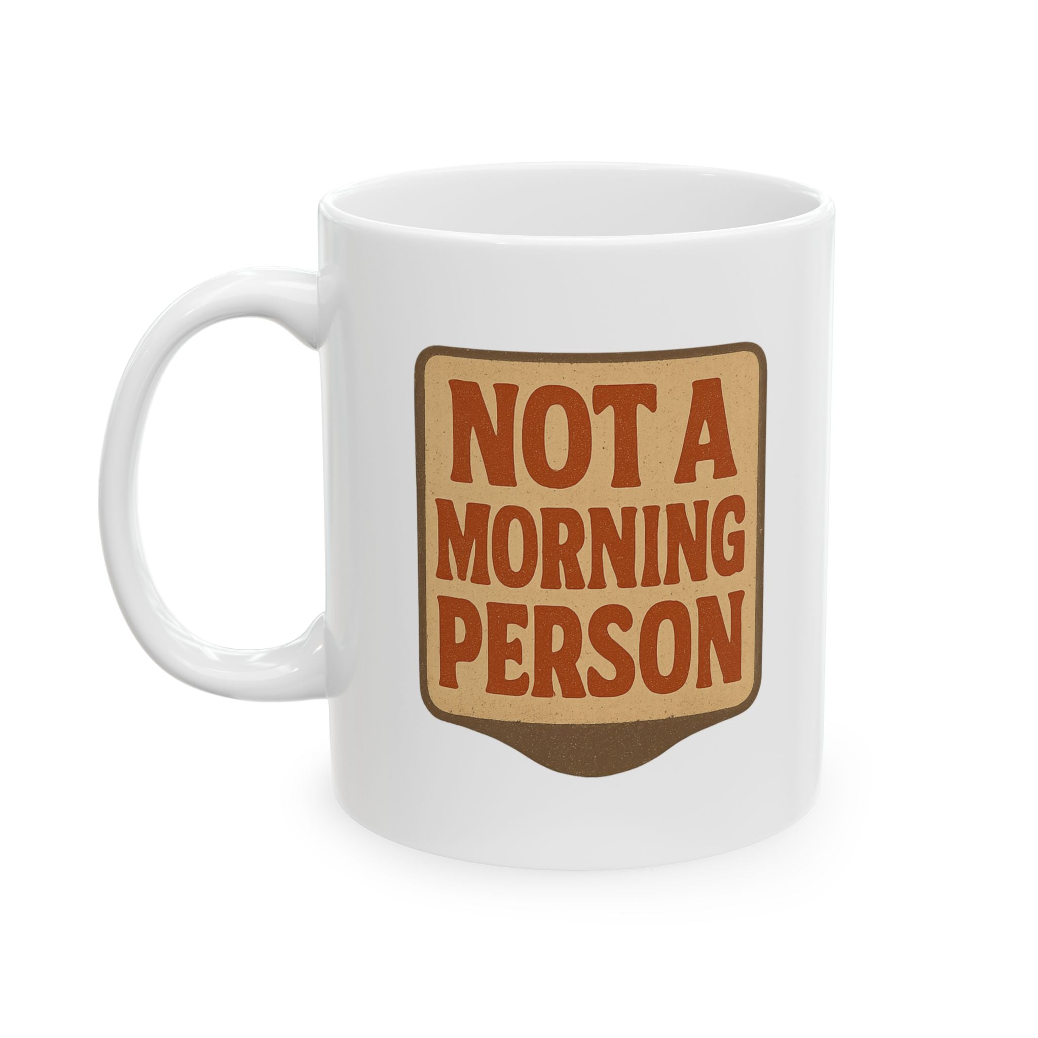Mornings Should Start At Noon Coffee Mug | Funny Not Morning Person Gift | Ceramic Mug