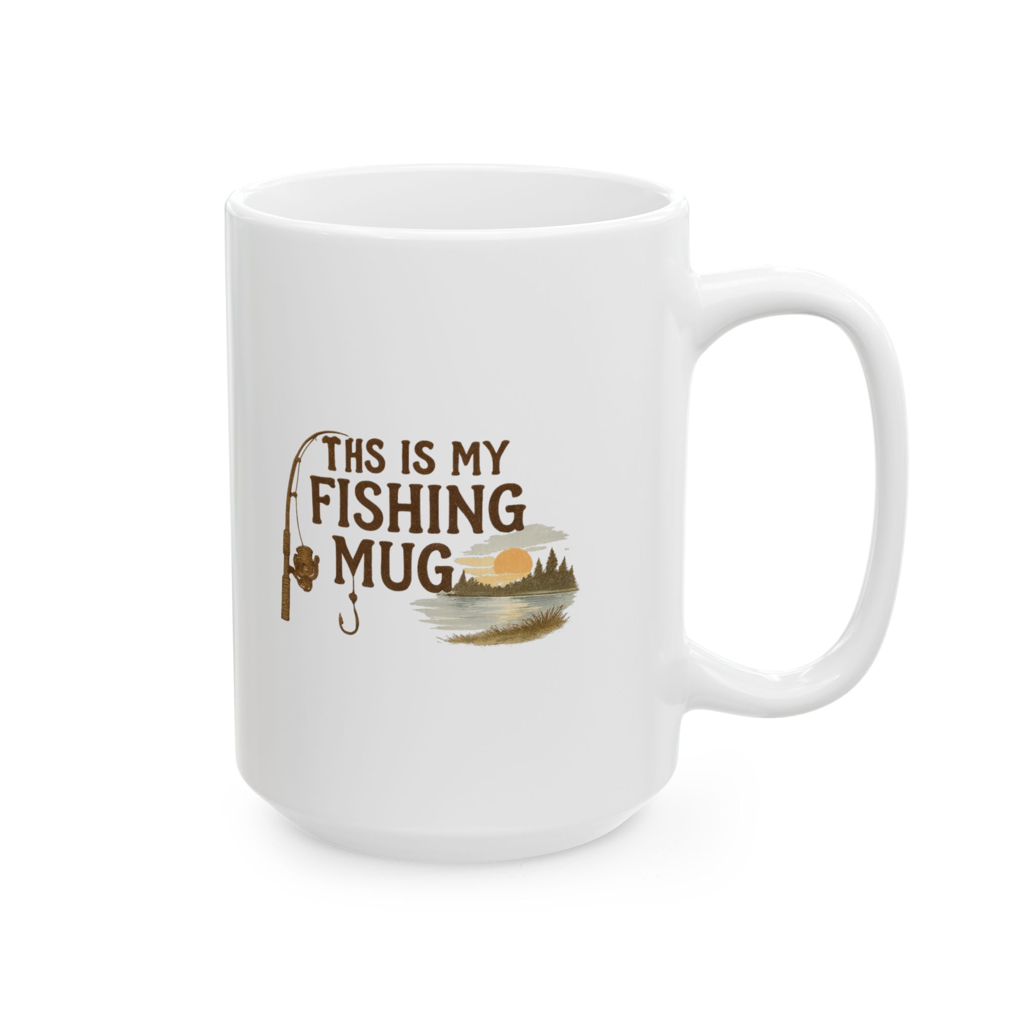 This Is My Fishing Mug Outdoors Coffee Mug | Fishing Lover Gift | Ceramic Mug