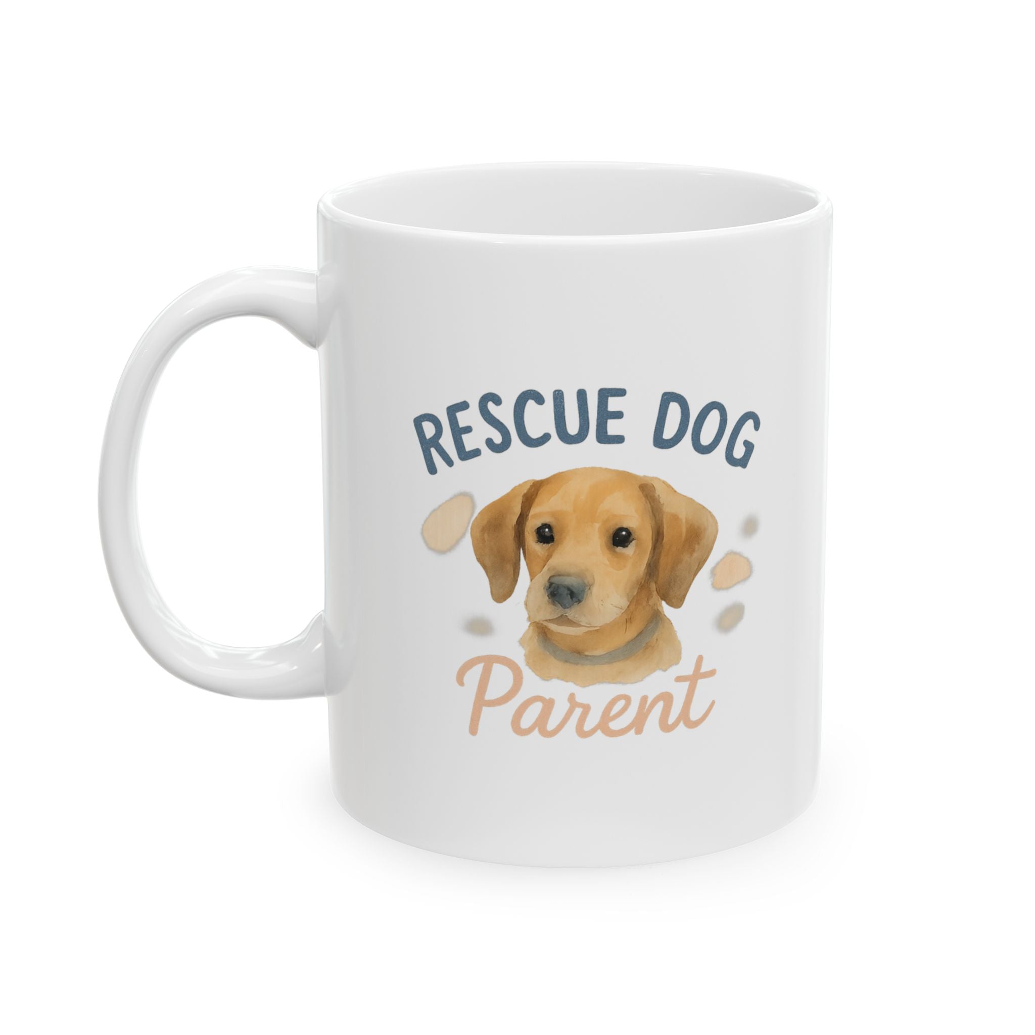 Rescue Dog Mom Proud Of It Coffee Mug | Rescue Pet Gift | Ceramic Mug