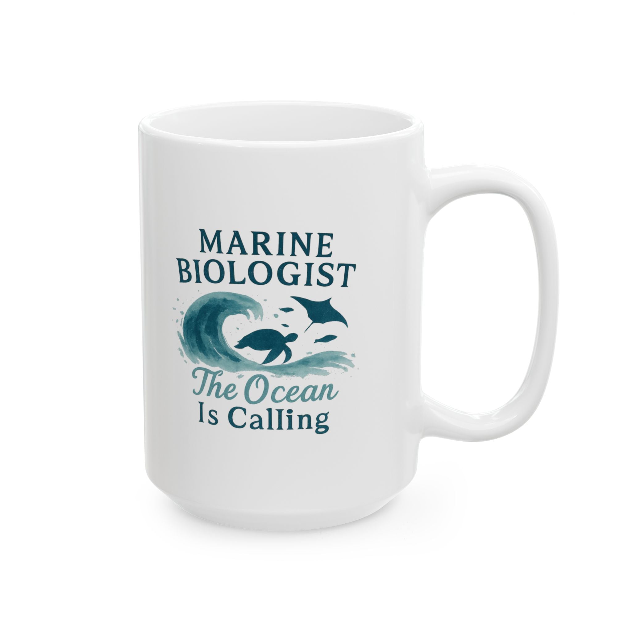 Marine Biologist The Ocean Is Calling Ceramic Mug