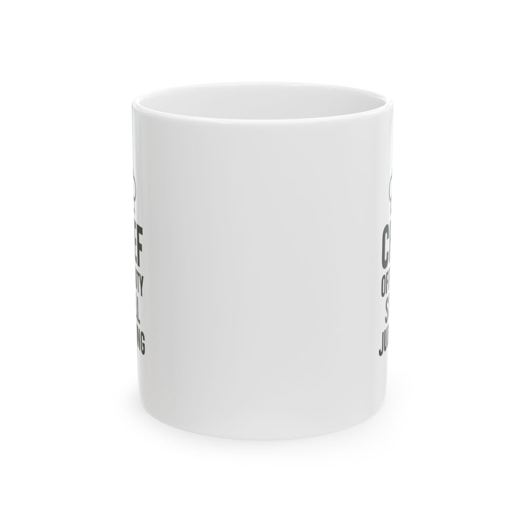 Chef Off Duty But Still Judging Coffee Mug | Chef Gift | Ceramic Mug