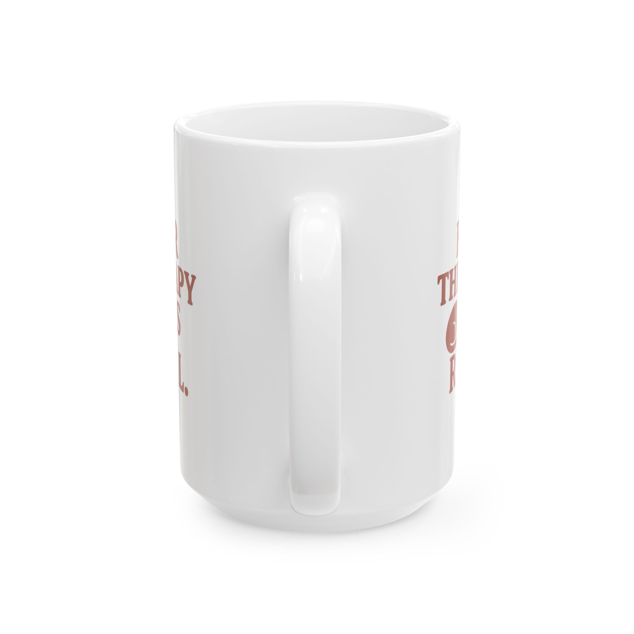 Cat Mom Fur Therapy Is Real Coffee Mug | Cat Lover Gift | Ceramic Mug