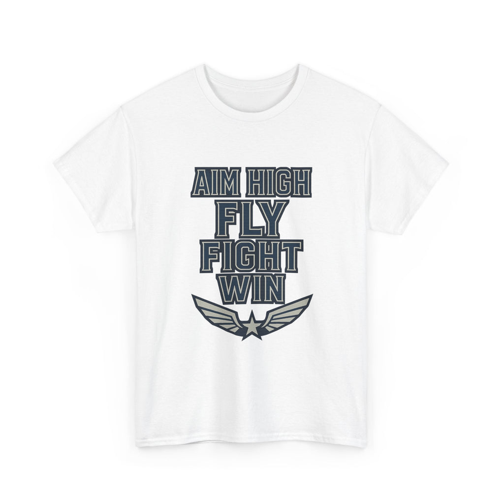 Air Force Veteran Aim High Fly Fight Win T-Shirt | Veteran Gift | Graphic Tee