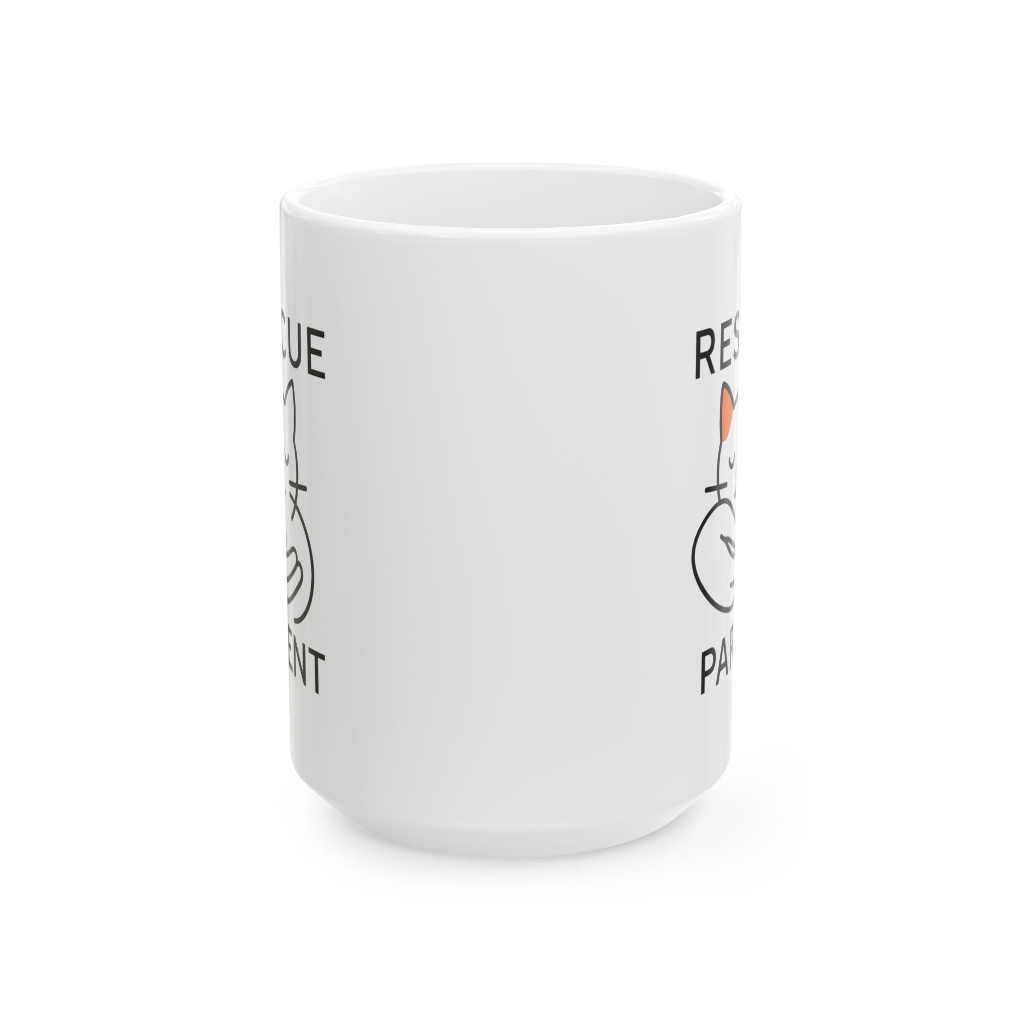 Rescue Cat Mom Proud Of It Coffee Mug | Rescue Pet Gift | Ceramic Mug