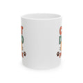 Cat Dad Fueled By Coffee Coffee Mug | Funny Cat Gift | Ceramic Mug