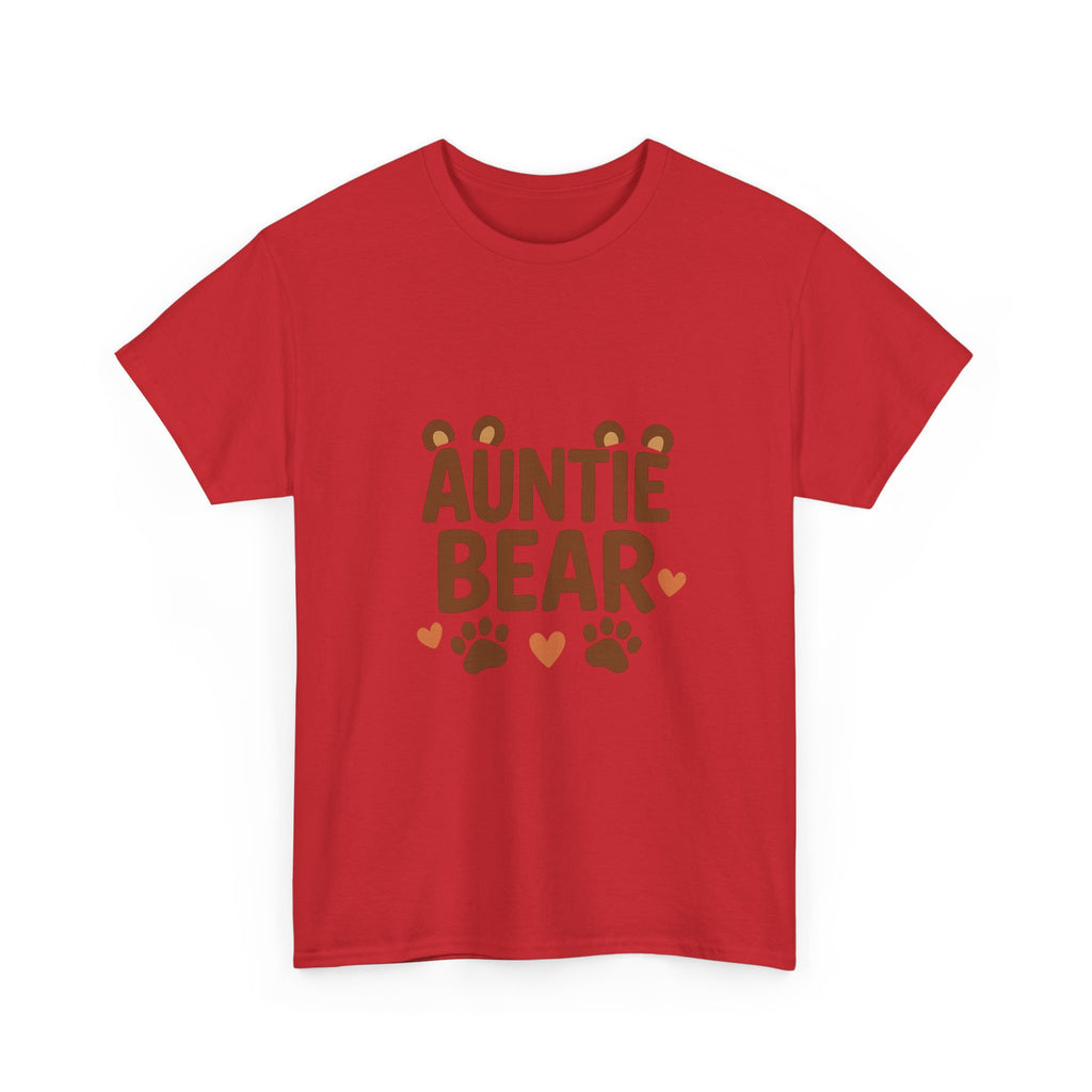 Auntie Bear Proud Aunt T-Shirt | Unique Gift | Graphic Tee
