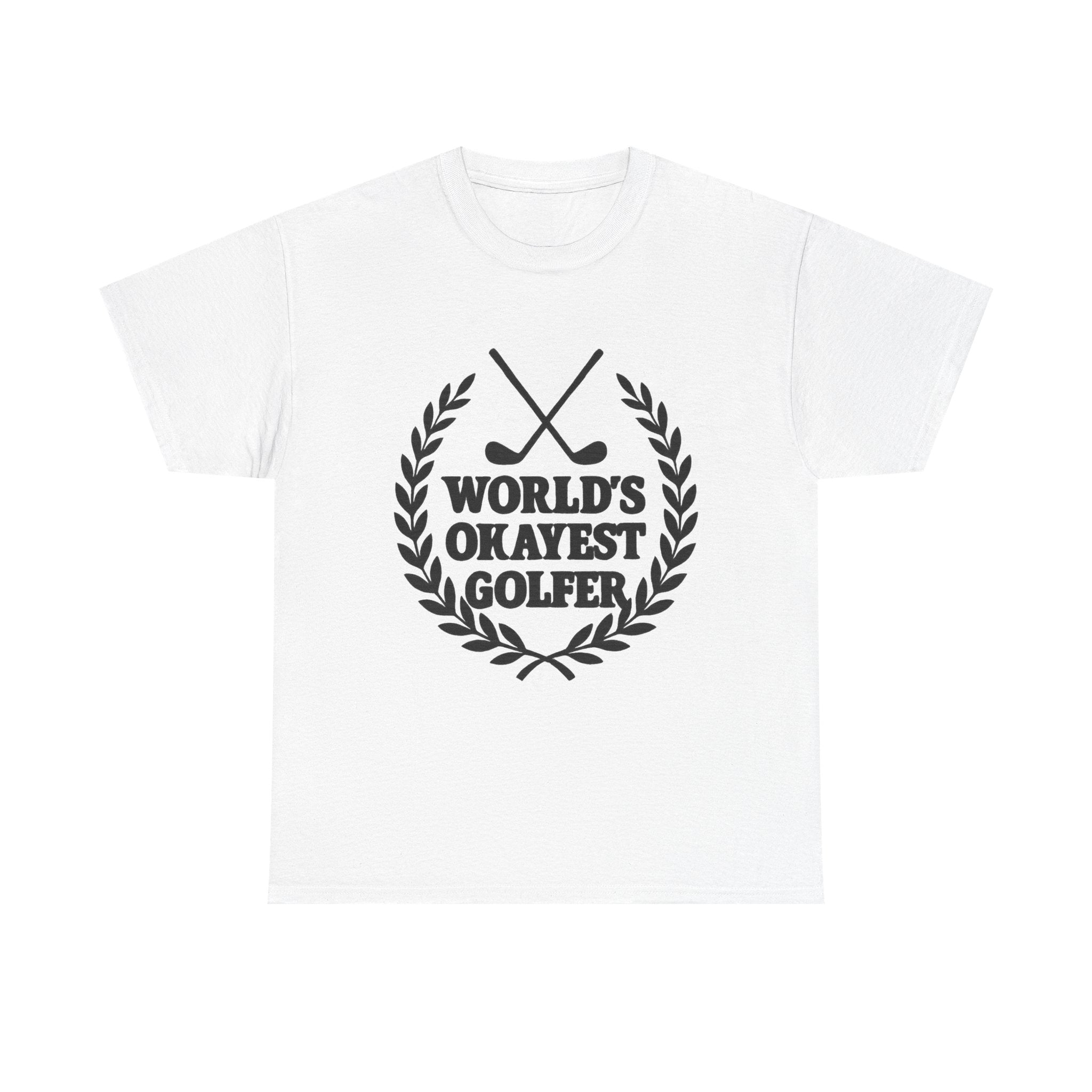 World's Okayest Golfer Sports T-Shirt | Golf Lover Gift | Graphic Tee
