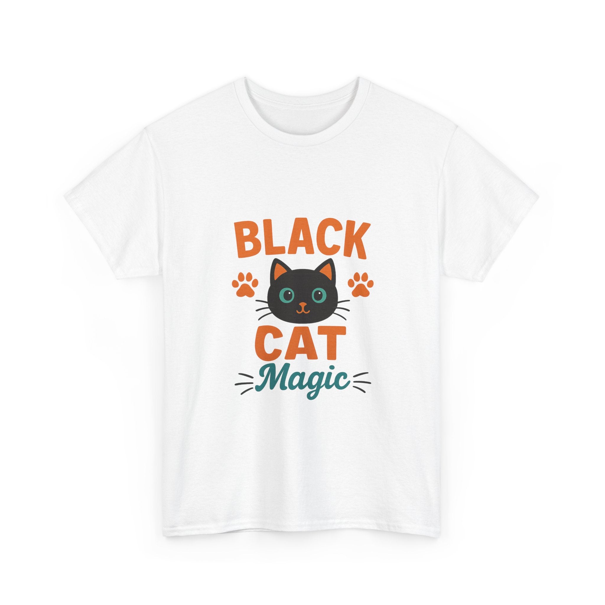 Black Cat Familiar Vibes T-Shirt | Cat Witch Humor Gift | Graphic Tee