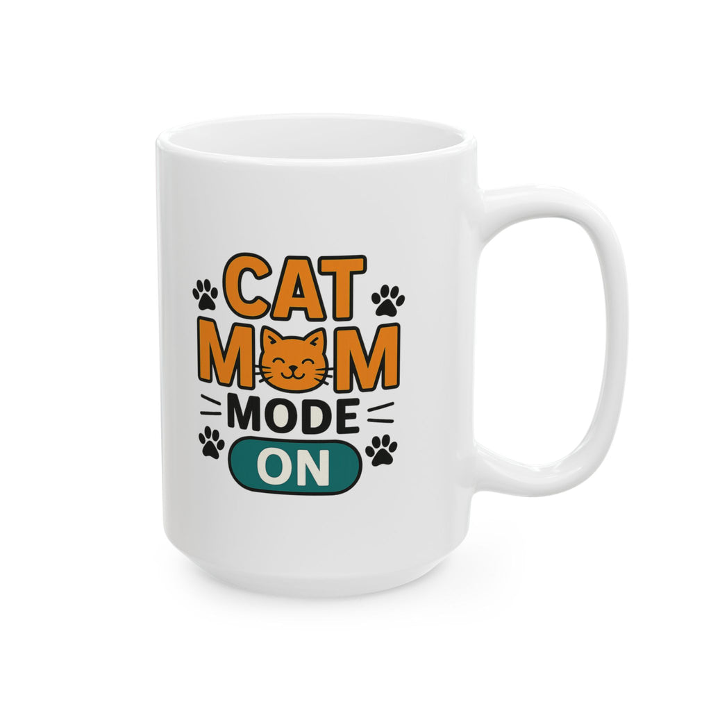 Proud Cat Mom Always Covered In Fur Coffee Mug | Gift for Her | Ceramic Mug