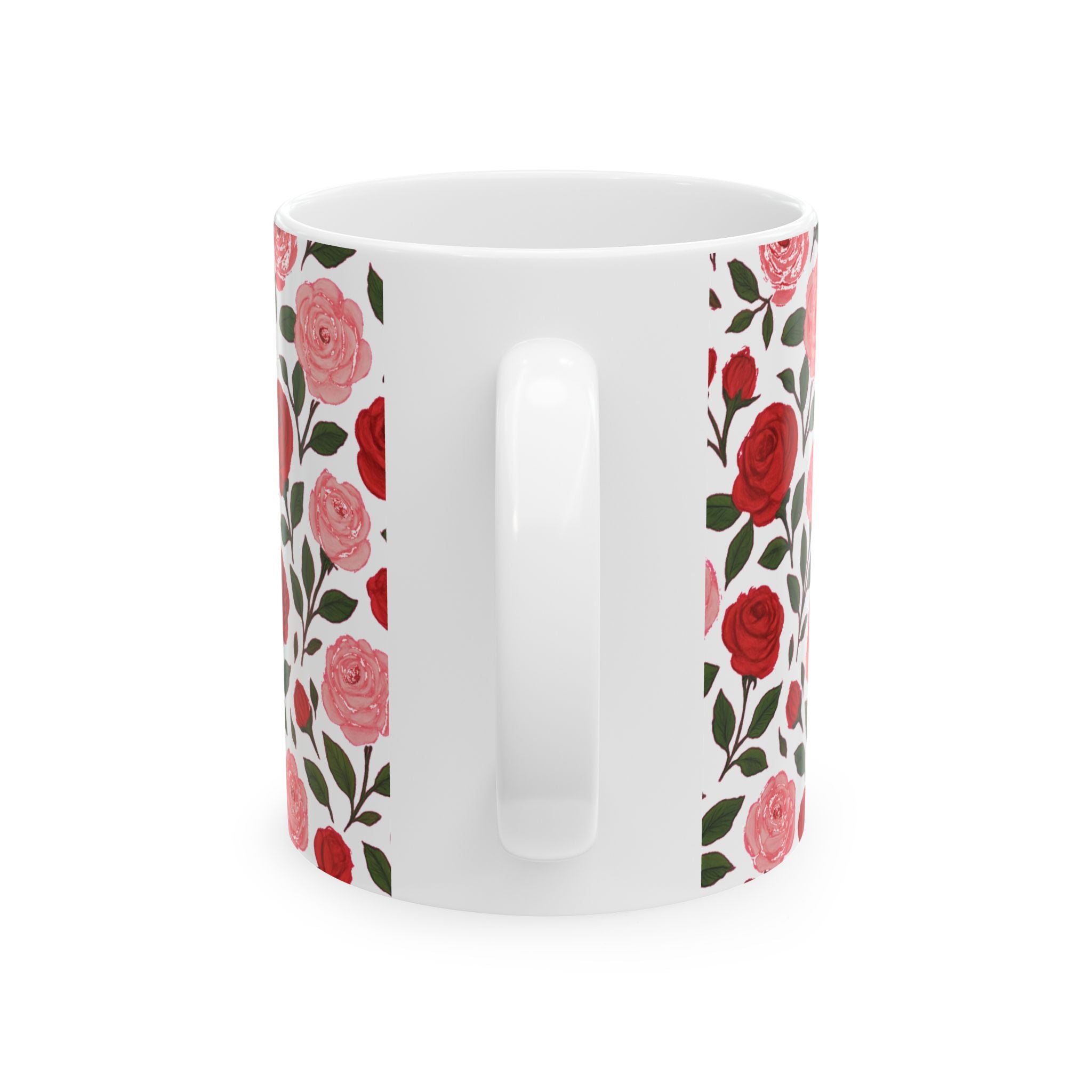 Pink Roses Coffee Mug | Unique Gift | Ceramic Mug