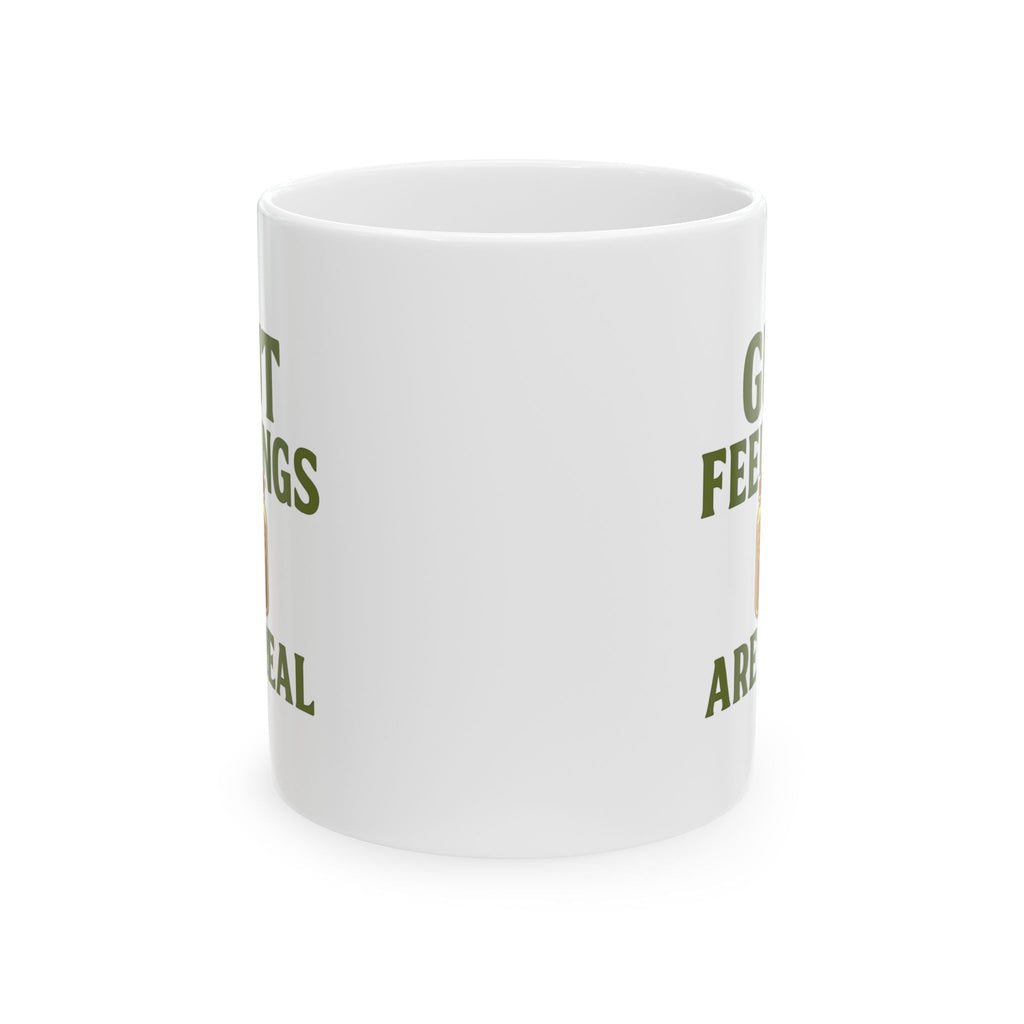 Kombucha Brewer Gut Feelings Are Real Coffee Mug | Unique Gift | Ceramic Mug
