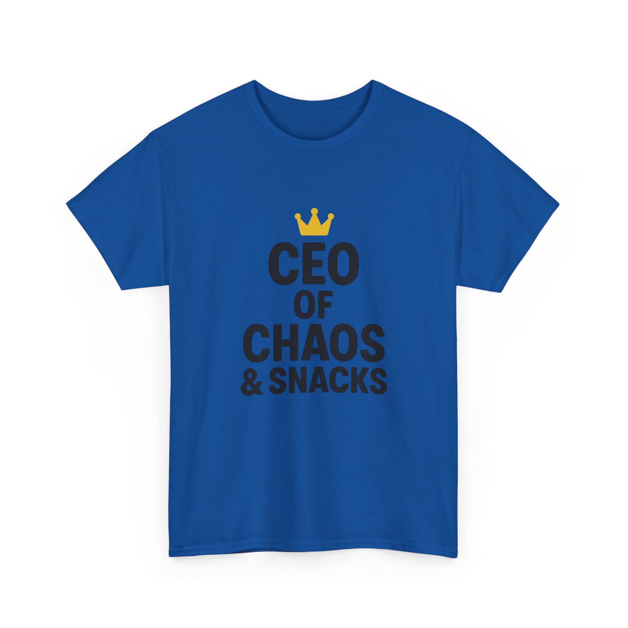 Stay At Home Dad CEO Of Chaos And Snacks T-Shirt | Gift for Dad | Graphic Tee