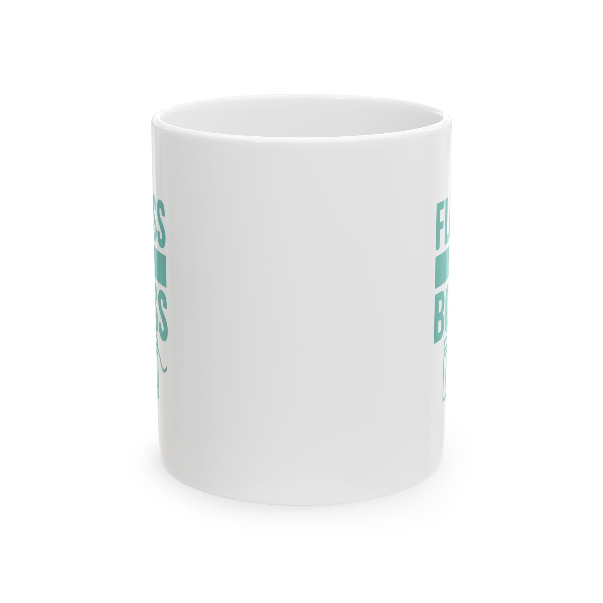 Dental Hygienist Floss Is Boss Coffee Mug | Unique Gift | Ceramic Mug