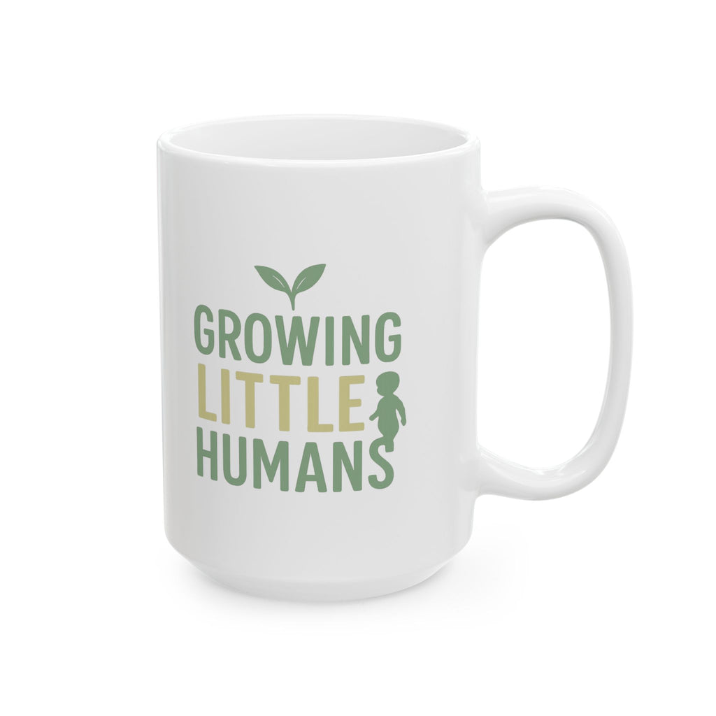 Childcare Worker Growing Little Humans Coffee Mug | Unique Gift | Ceramic Mug