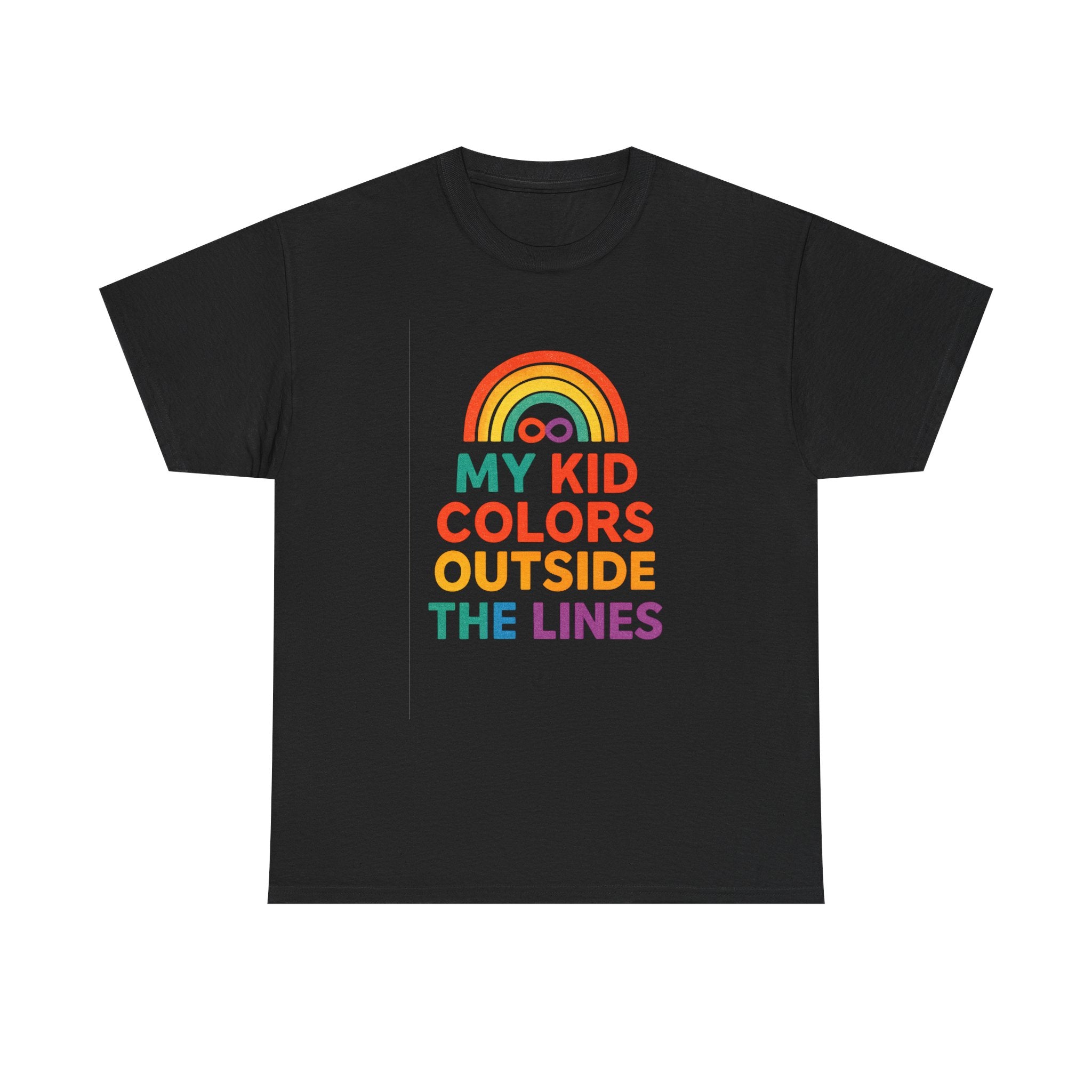 Autism Parent My Kid Colors Outside The Lines T-Shirt