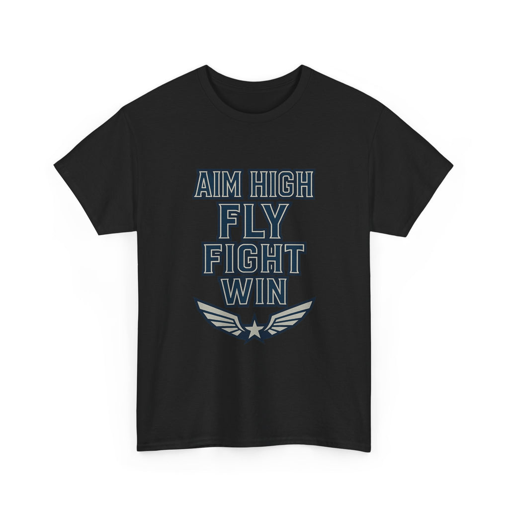 Air Force Veteran Aim High Fly Fight Win T-Shirt | Veteran Gift | Graphic Tee