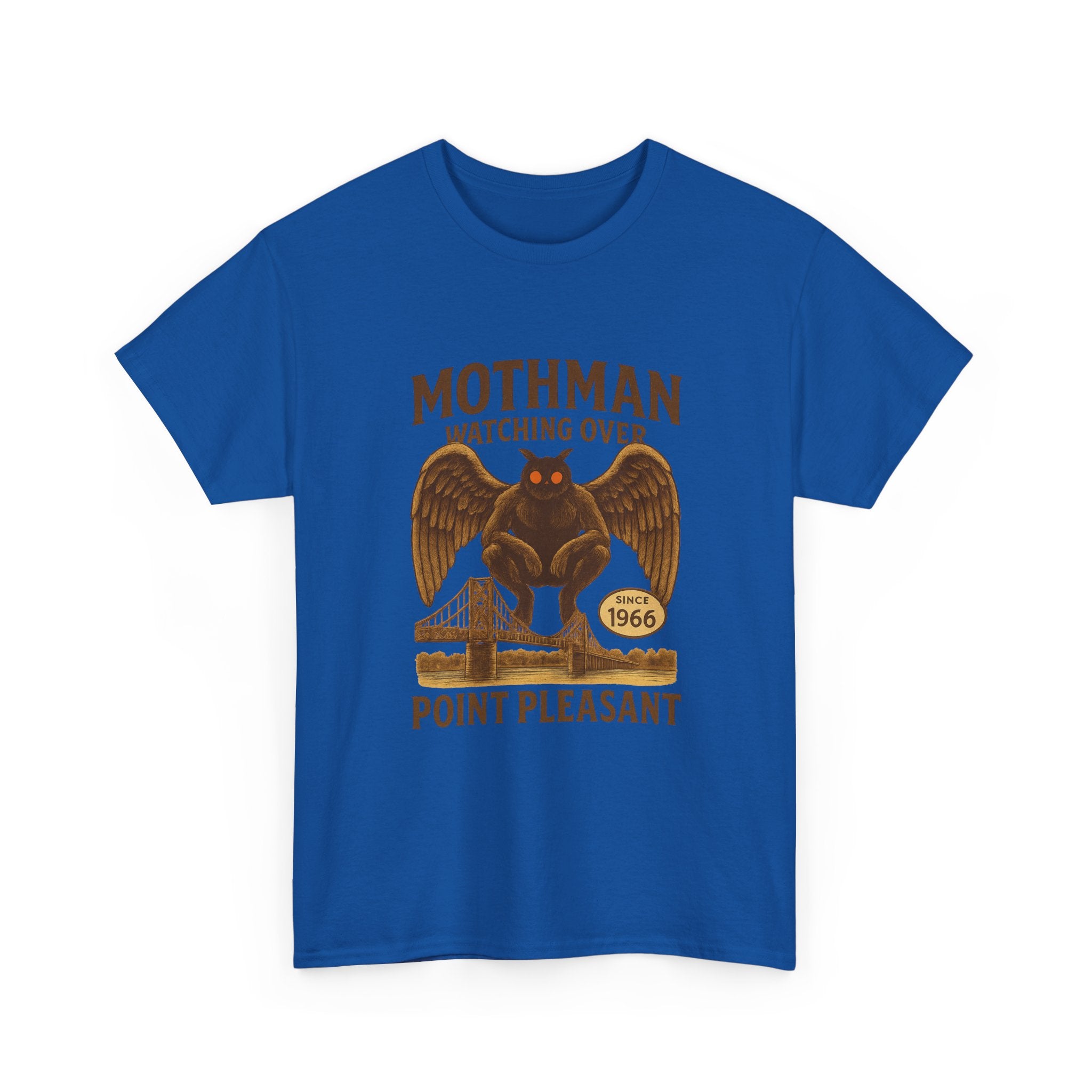 Mothman Watching Over Point Pleasant Since 1966 T-Shirt | Unique Gift | Graphic Tee