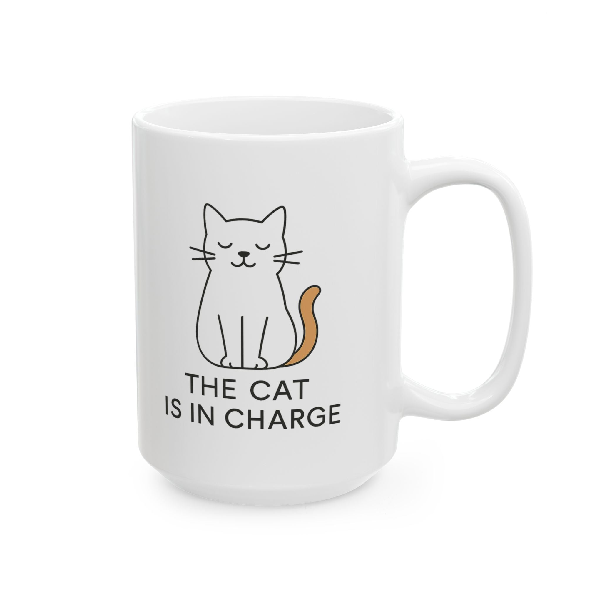 My Cat Judges Me Coffee Mug | Funny Cat Humor | Ceramic Mug